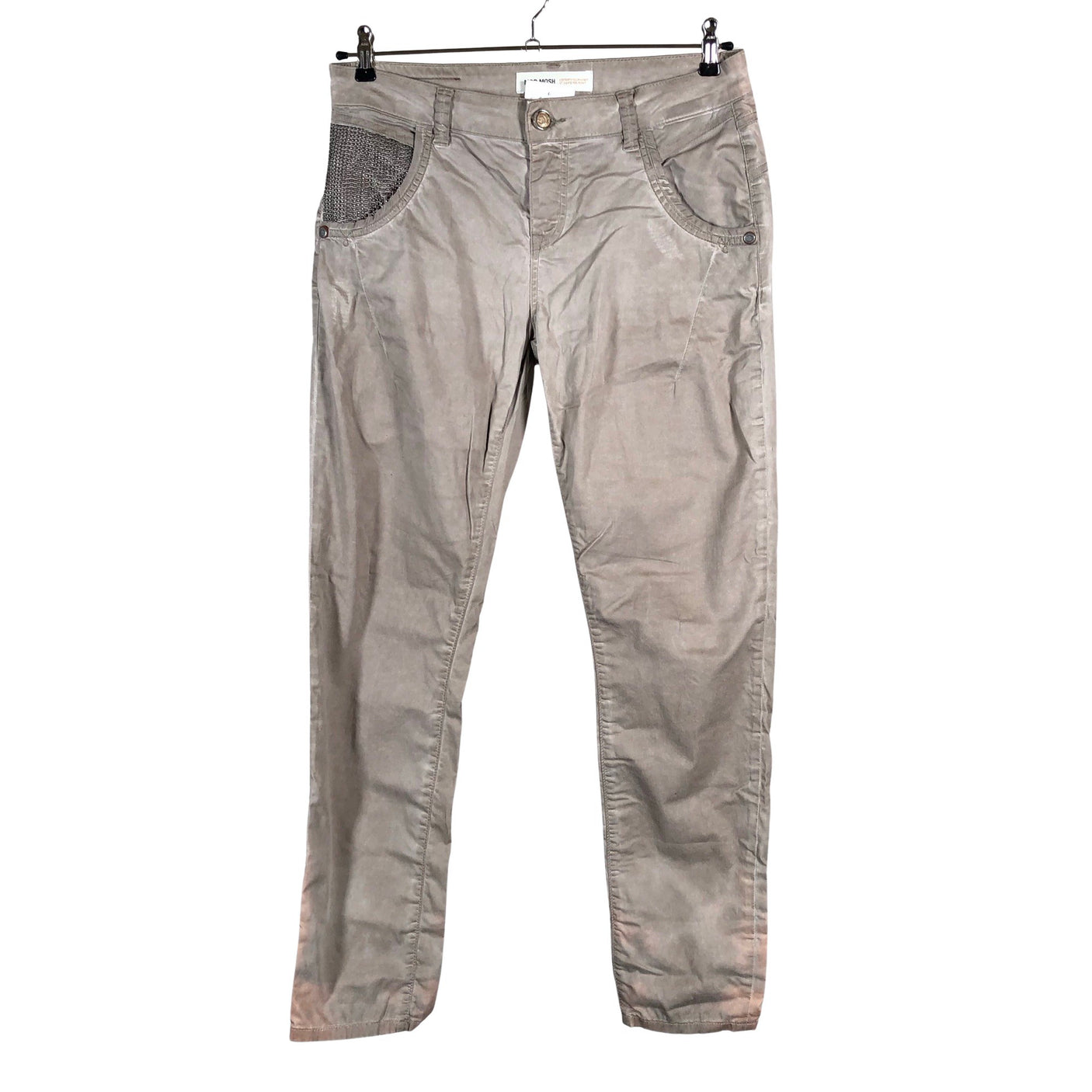 Naisten Mos Mosh - Kangashousut, koko W28 - Beige (1)