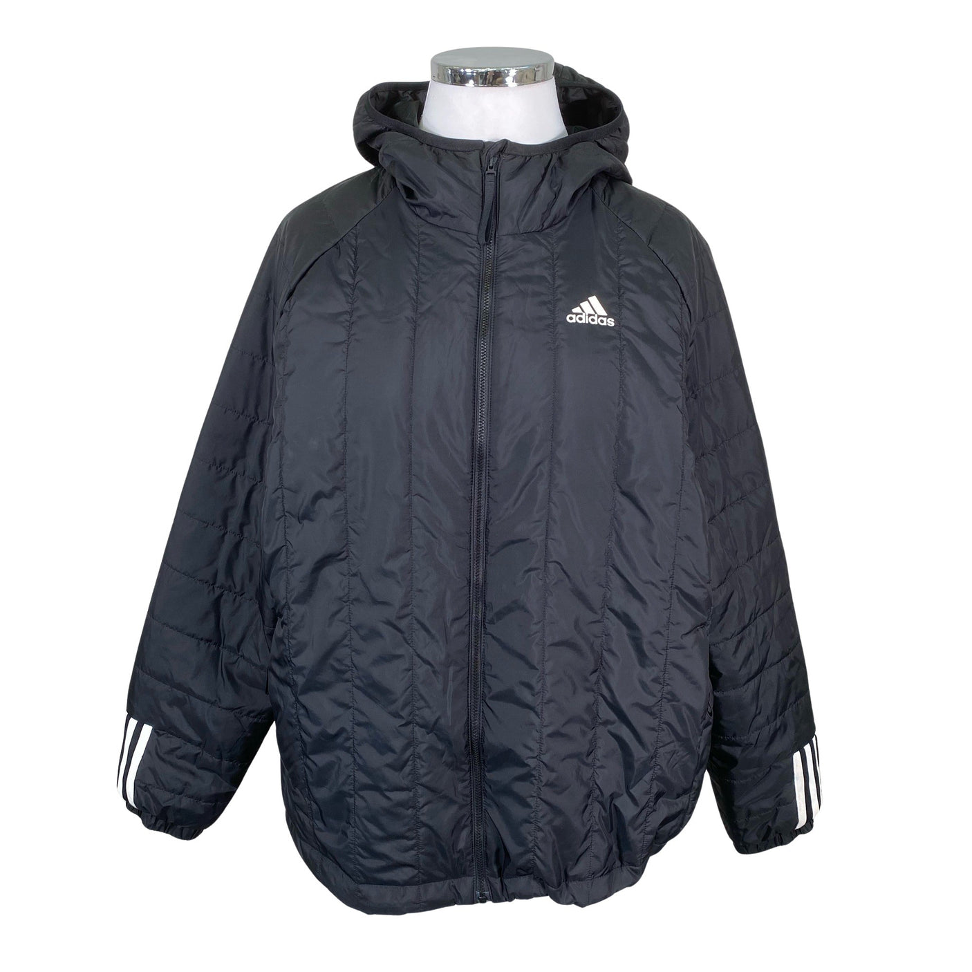 Naisten Adidas - Kevyttoppatakki, koko 48 - Musta (1)