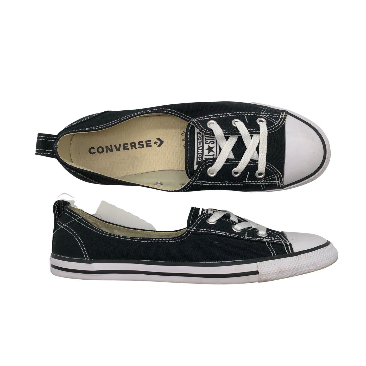 Naisten Converse - Tennarit, koko 41 - Musta (1)