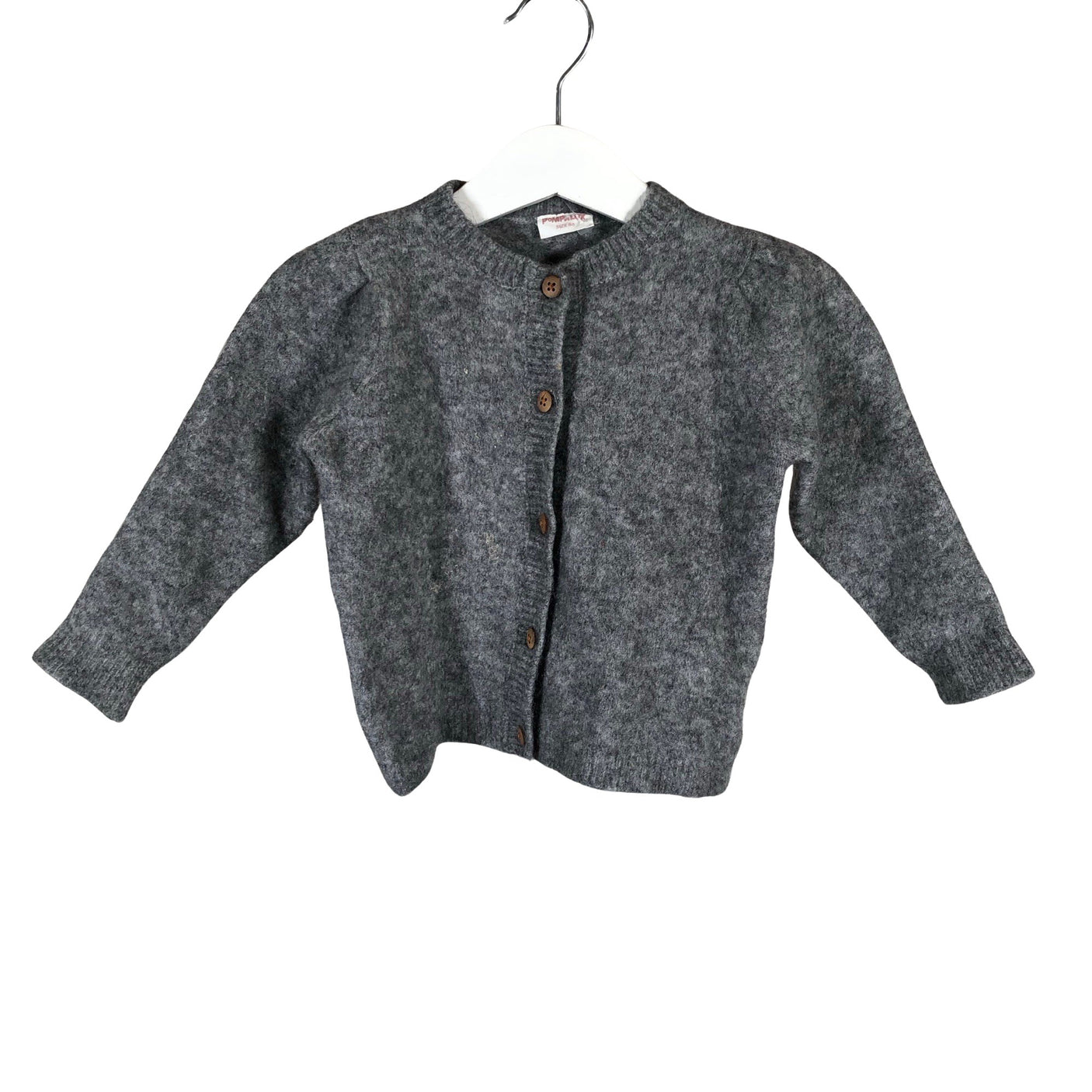 Unisex POMPdeLUX - Neuletakki, koko 80 - 86 - Harmaa (1)