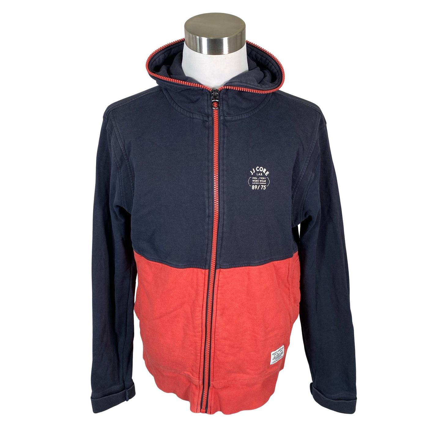 Miesten Jack & Jones - Huppari, koko XL - Sininen (1)