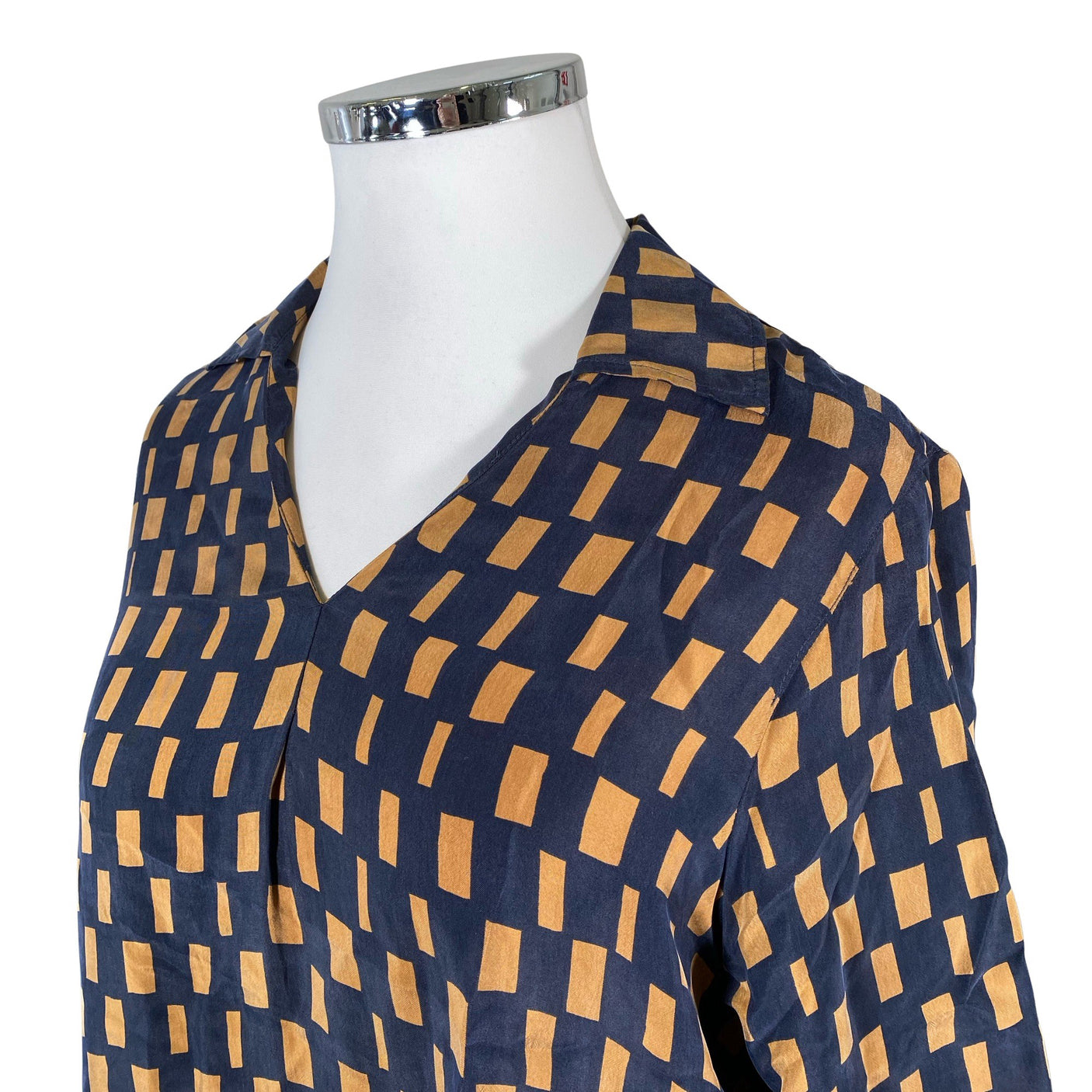 Naisten Marimekko - Sifonkimekko, koko 44 - Sininen (3)