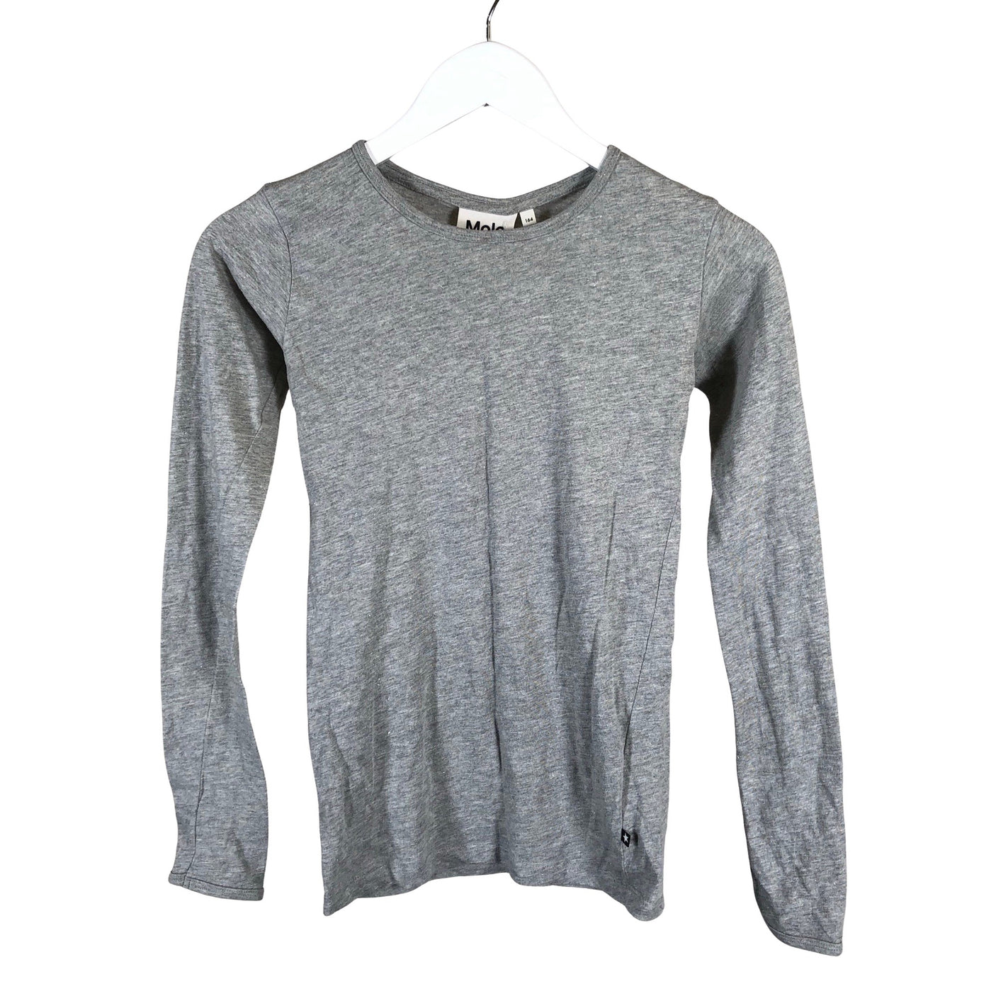 Tyttöjen Molo Kids - Trikoopaita, koko 158 - 164 - Harmaa (1)
