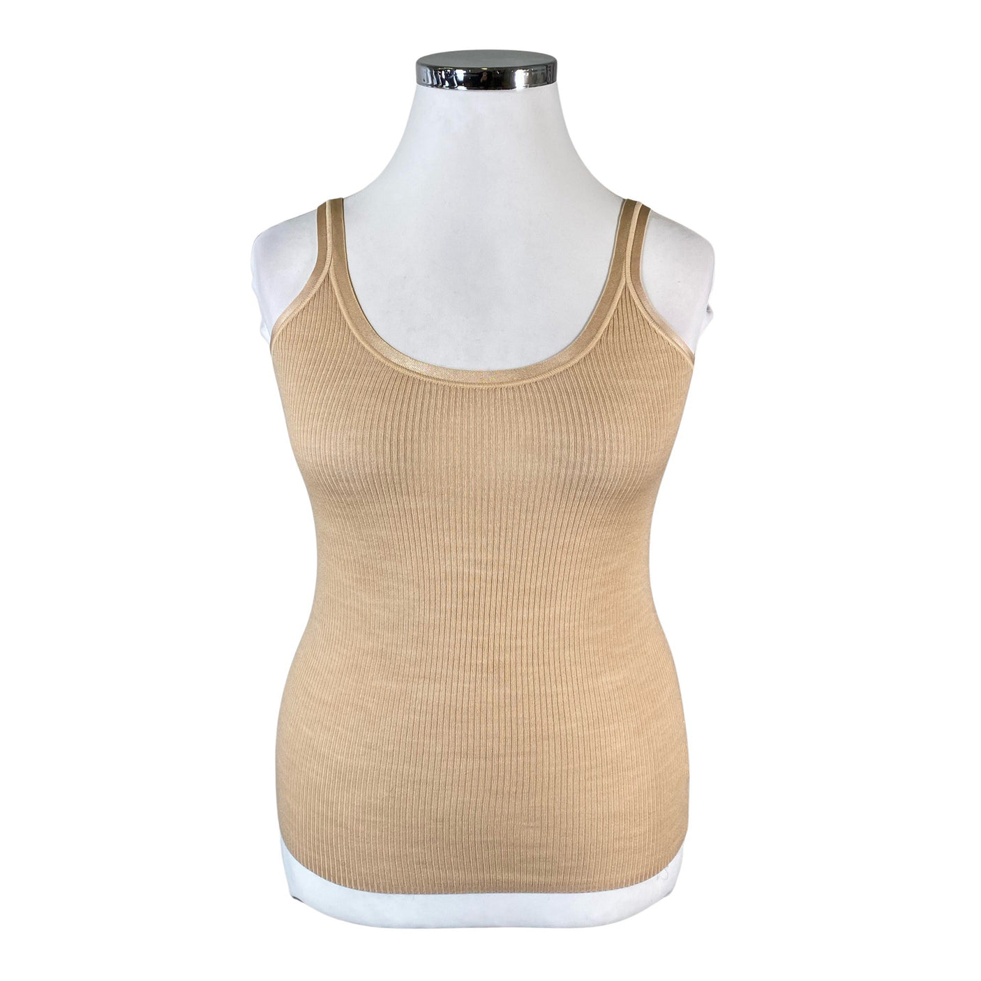 Naisten Pierre Robert - Trikootoppi, koko 42 - Beige (1)