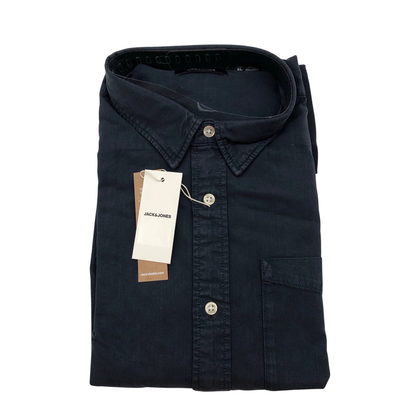 Miesten Jack & Jones - Kauluspaita, koko XL - Sininen (1)