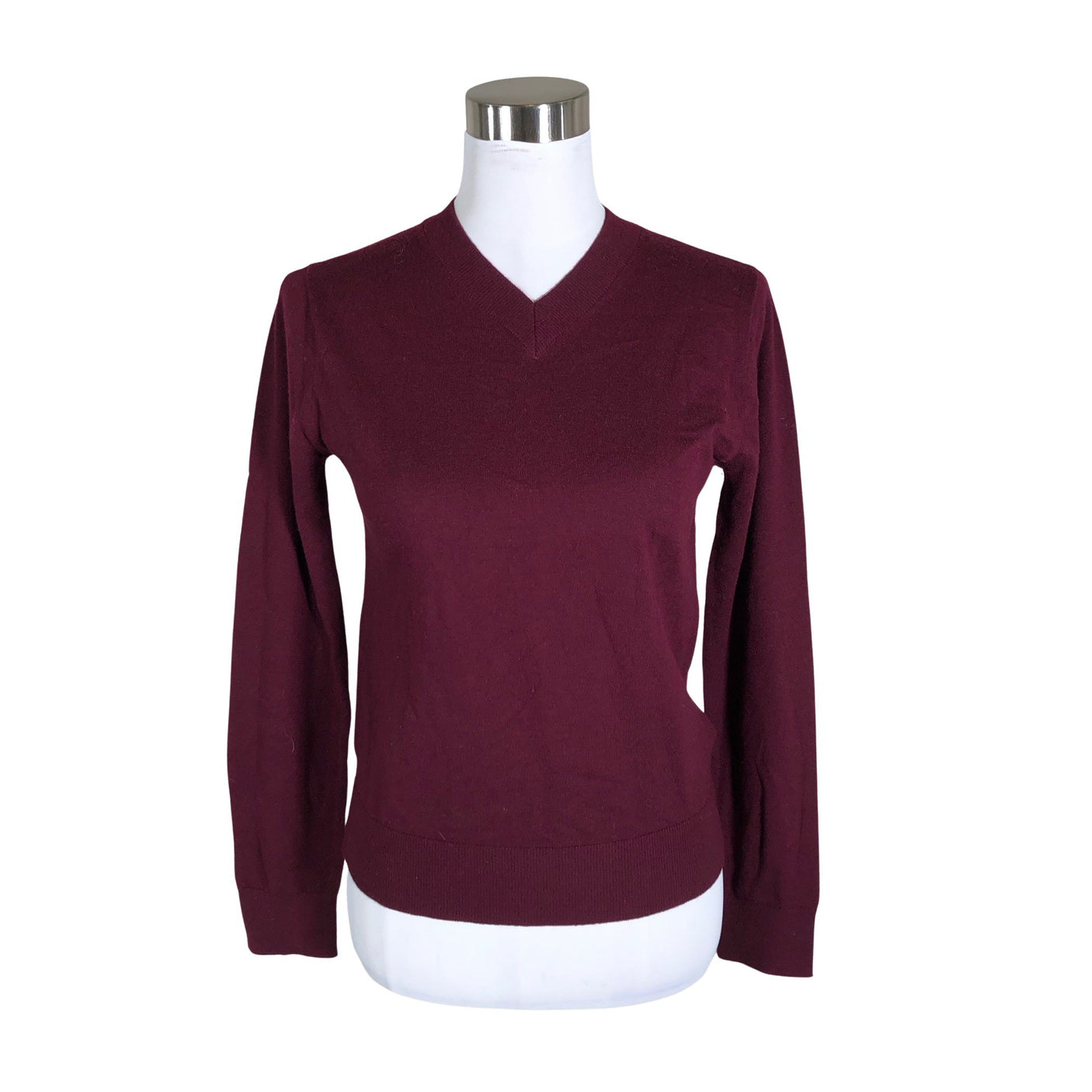 Naisten Massimo Dutti - Neulepaita, koko 36 - Viininpunainen (1)
