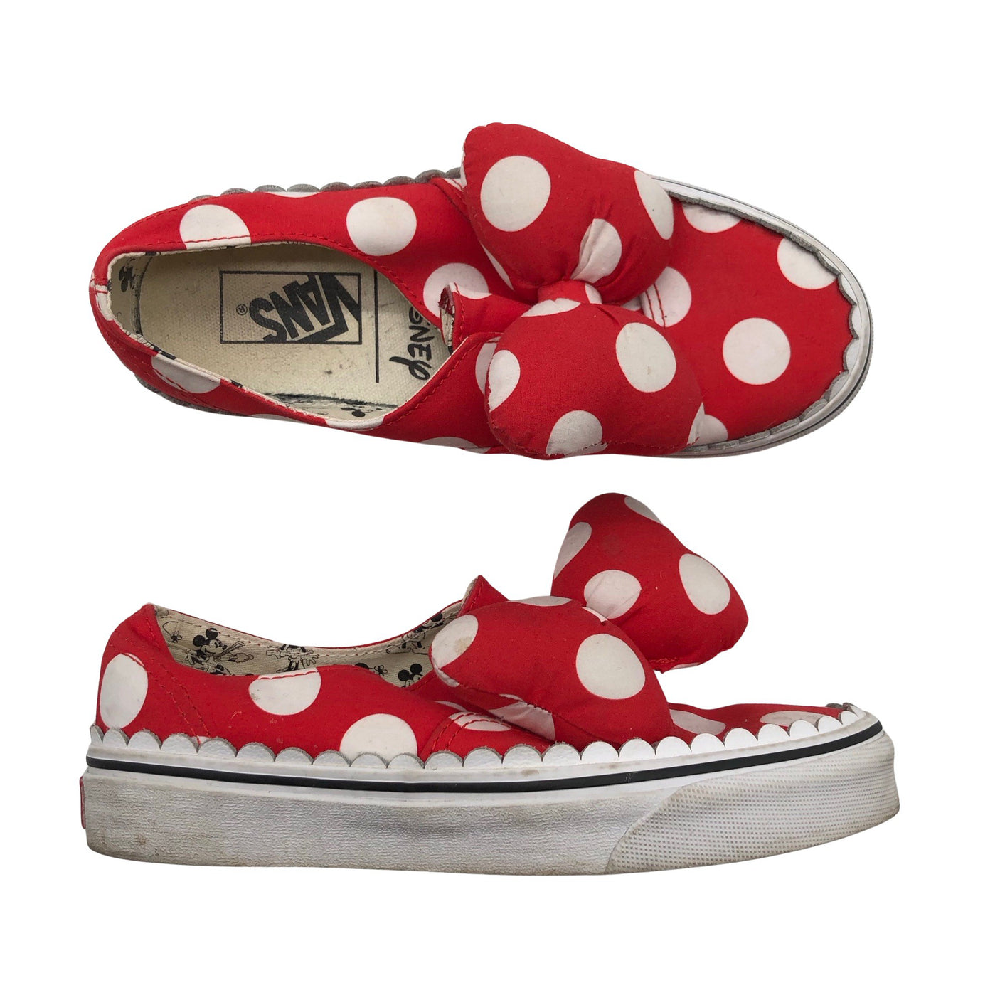 Tyttöjen Vans - Loaferit, koko 37 - Punainen (1)