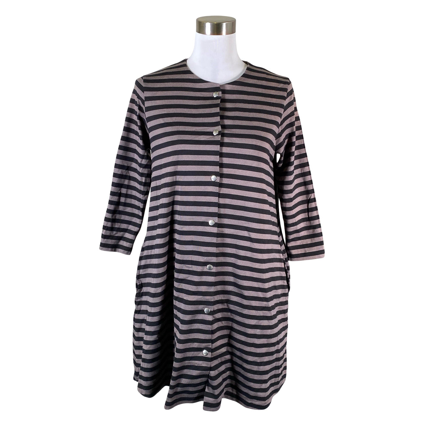 Naisten Marimekko - Trikoomekko, koko 36 - Ruskea (1)