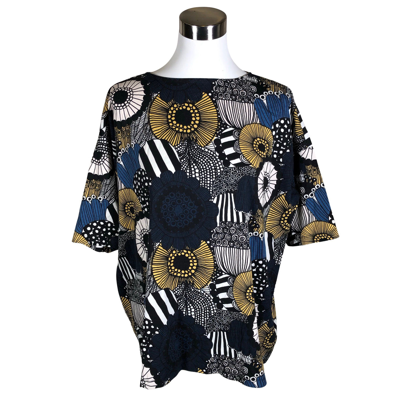 Naisten Marimekko - T-paita, koko 38 - Sininen (1)