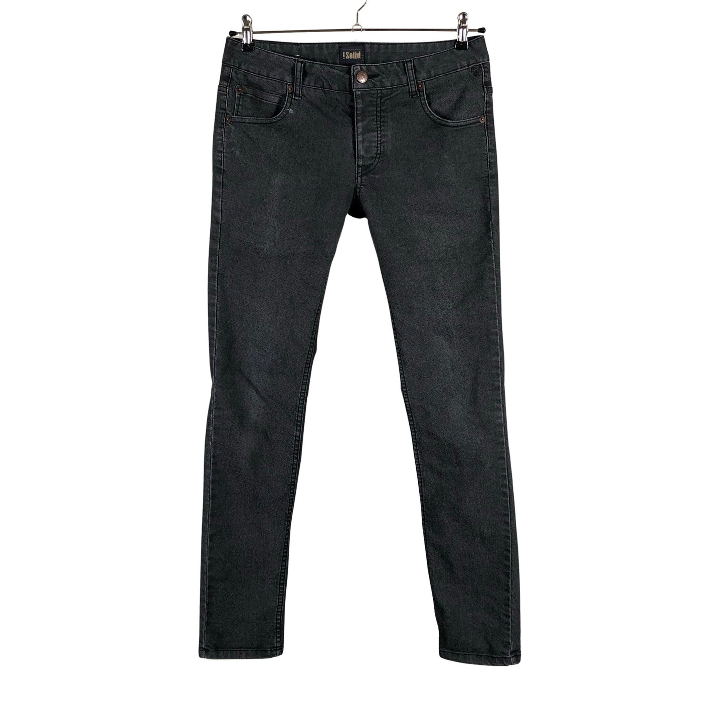 Miesten Solid - Farkut, koko W32 - Harmaa (1)