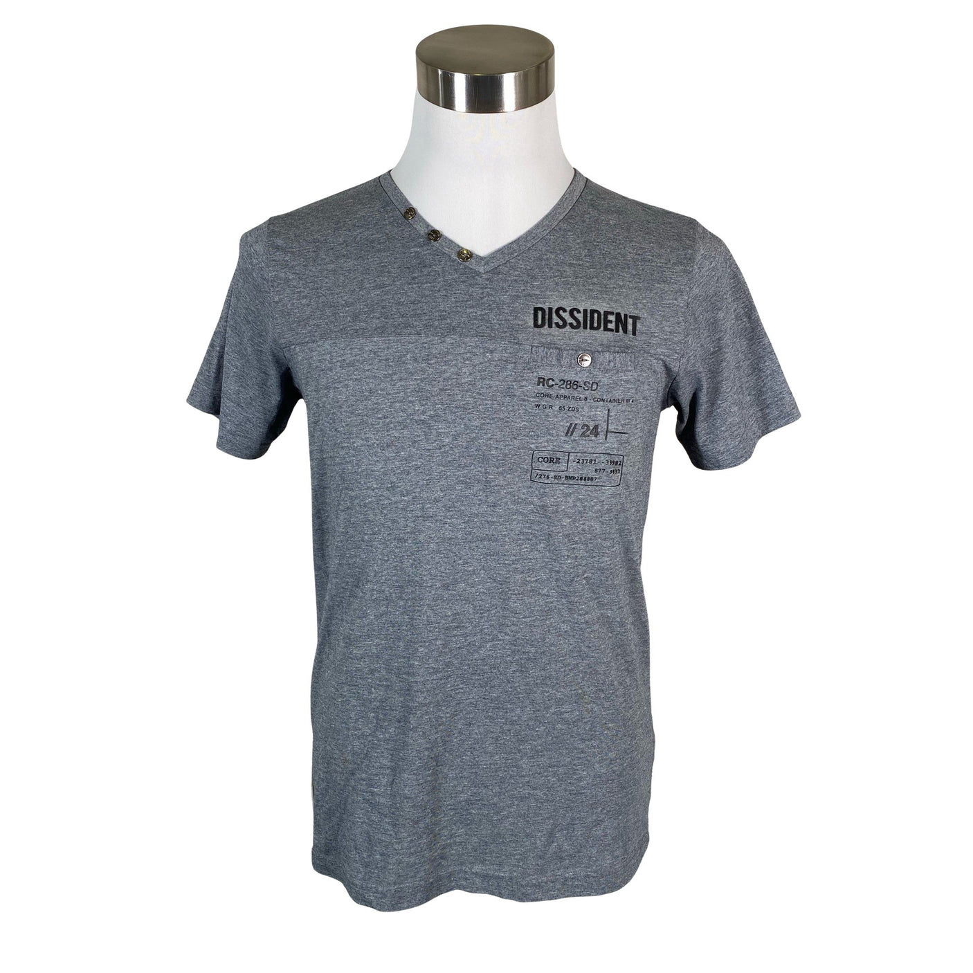 Miesten DNM Dissident - T-paita, koko M - Harmaa (1)