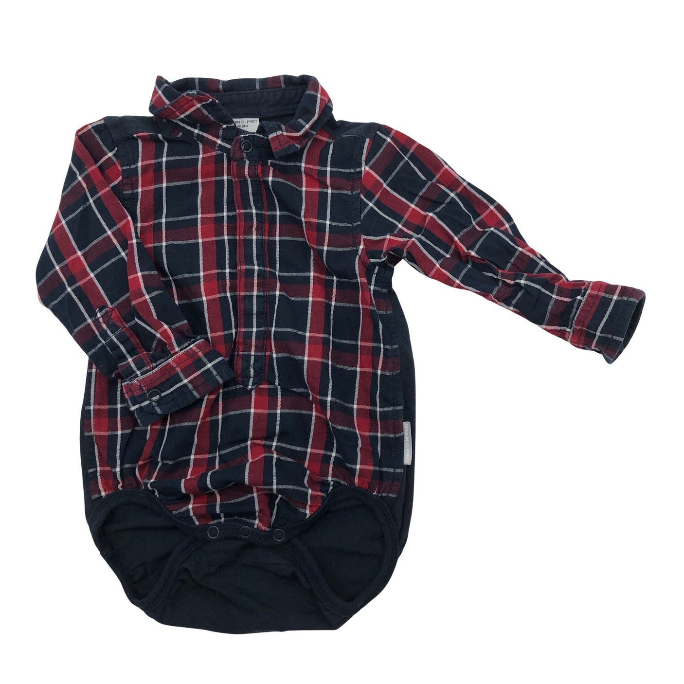 Unisex Polarn O. Pyret - Body, koko 62 - 68 - Sininen (1)