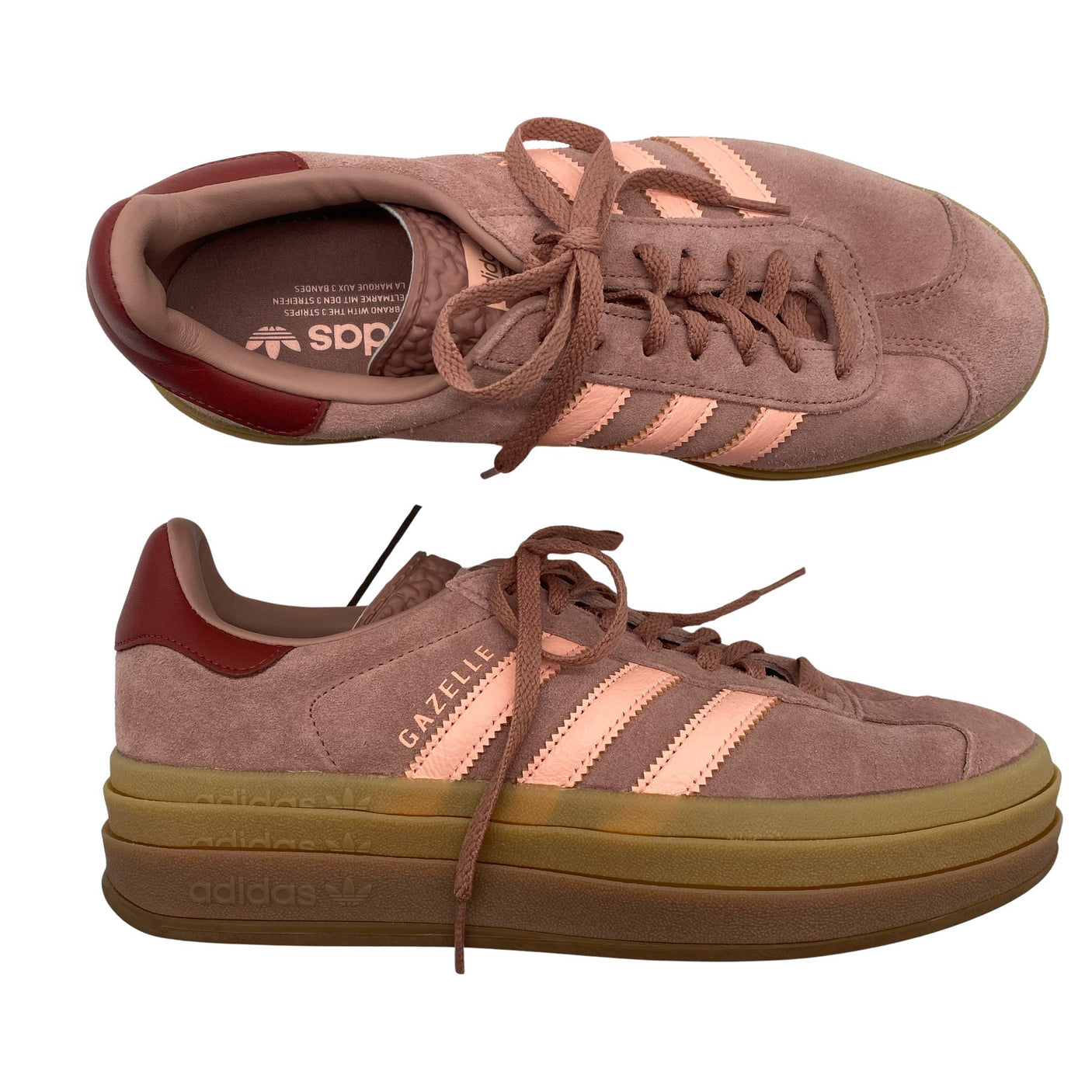 Naisten Adidas - Tennarit, koko 41 - Vaaleanpunainen (1)