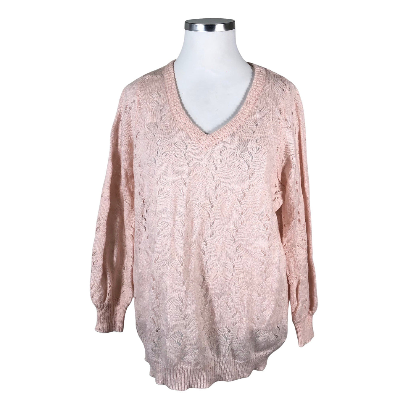 Naisten Zizzi - Neulepaita, koko 46 - Vaaleanpunainen (1)