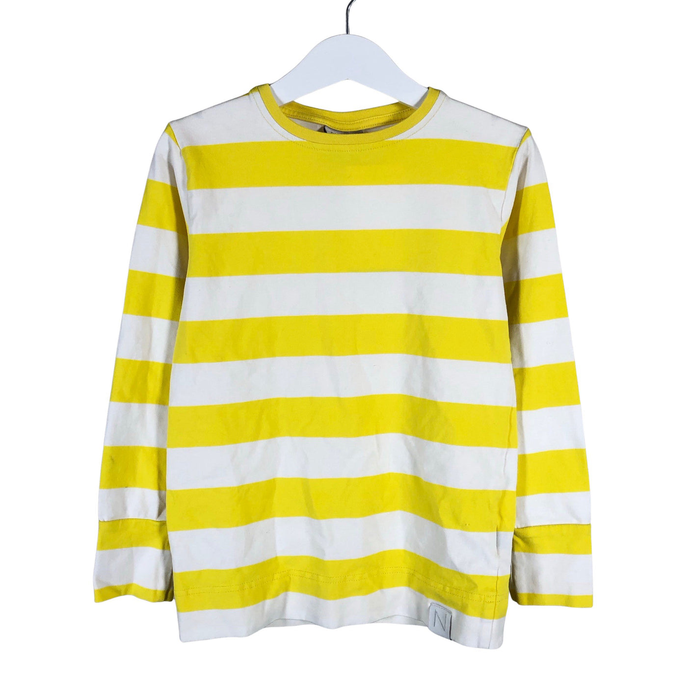 Tyttöjen NOSH - Trikoopaita, koko 122 - 128 - Keltainen (1)