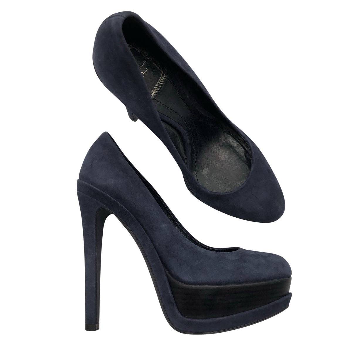 Naisten Christian Dior - Korkokengät, koko 38 - Sininen (1)