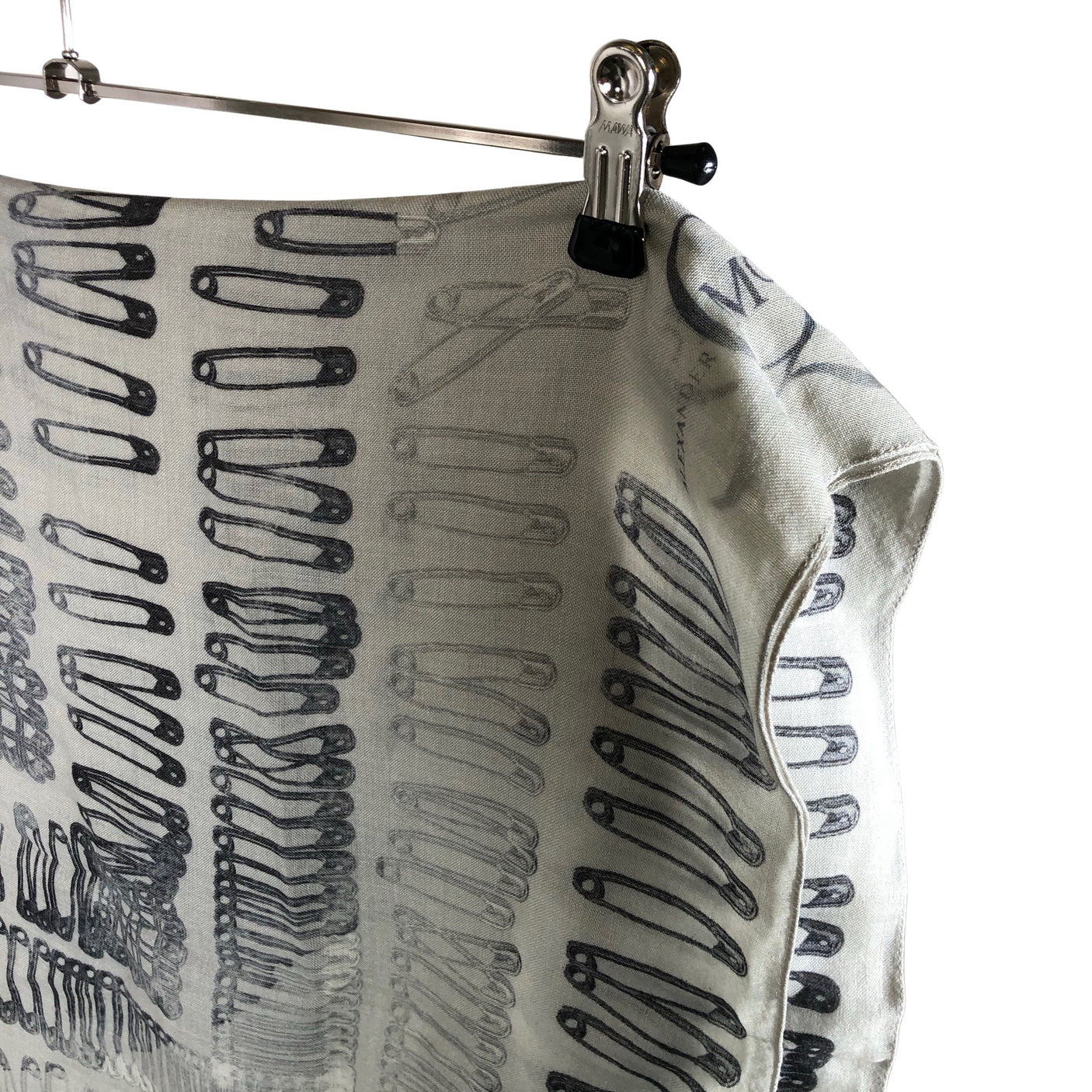 Naisten McQ by Alexander McQueen - Huivi, koko Maxi - Harmaa (2)