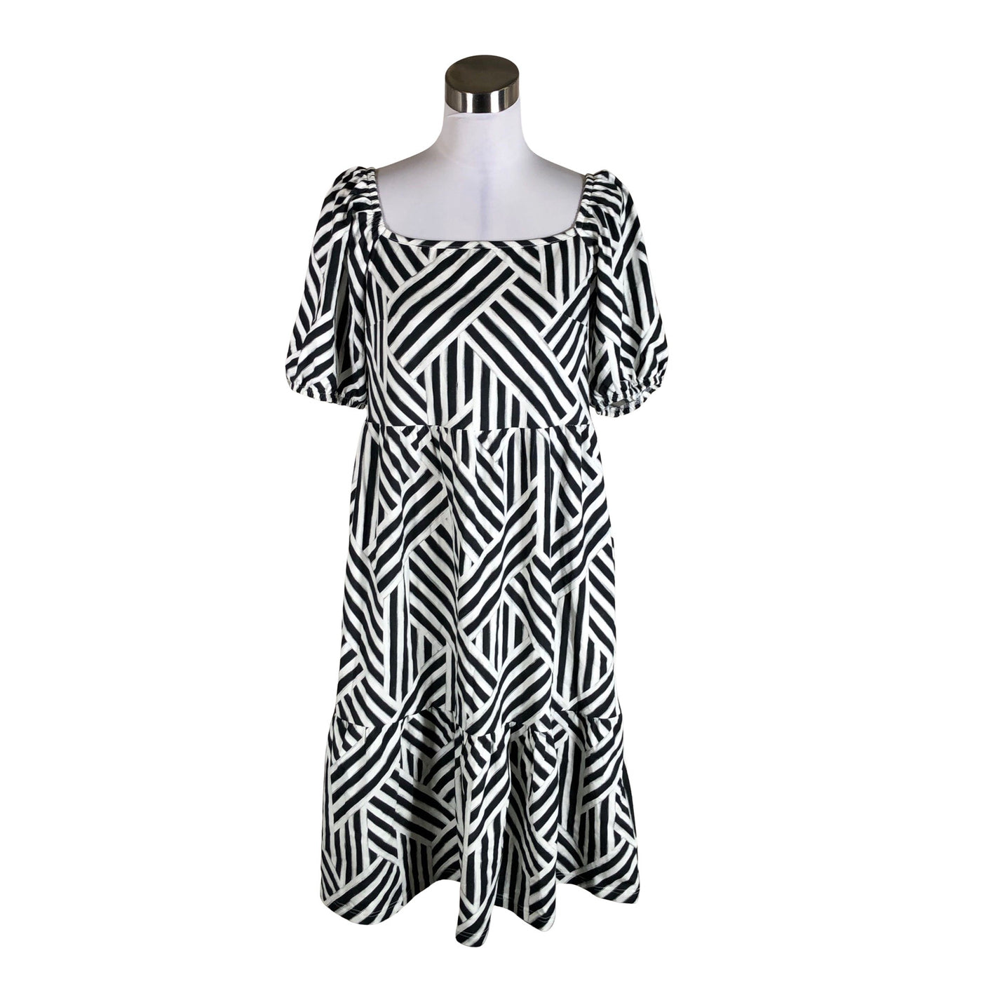 Naisten Versonpuoti - Trikoomekko, koko 38 - Musta (1)