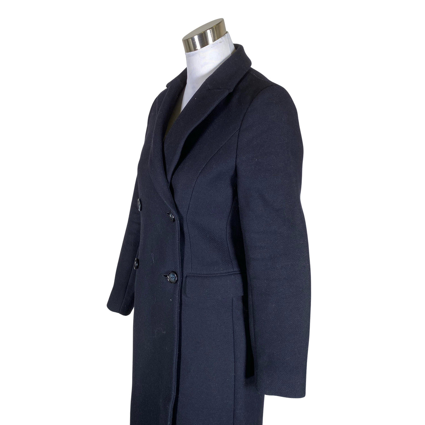 Naisten Massimo Dutti - Villakangastakki, koko 36 - Sininen (3)