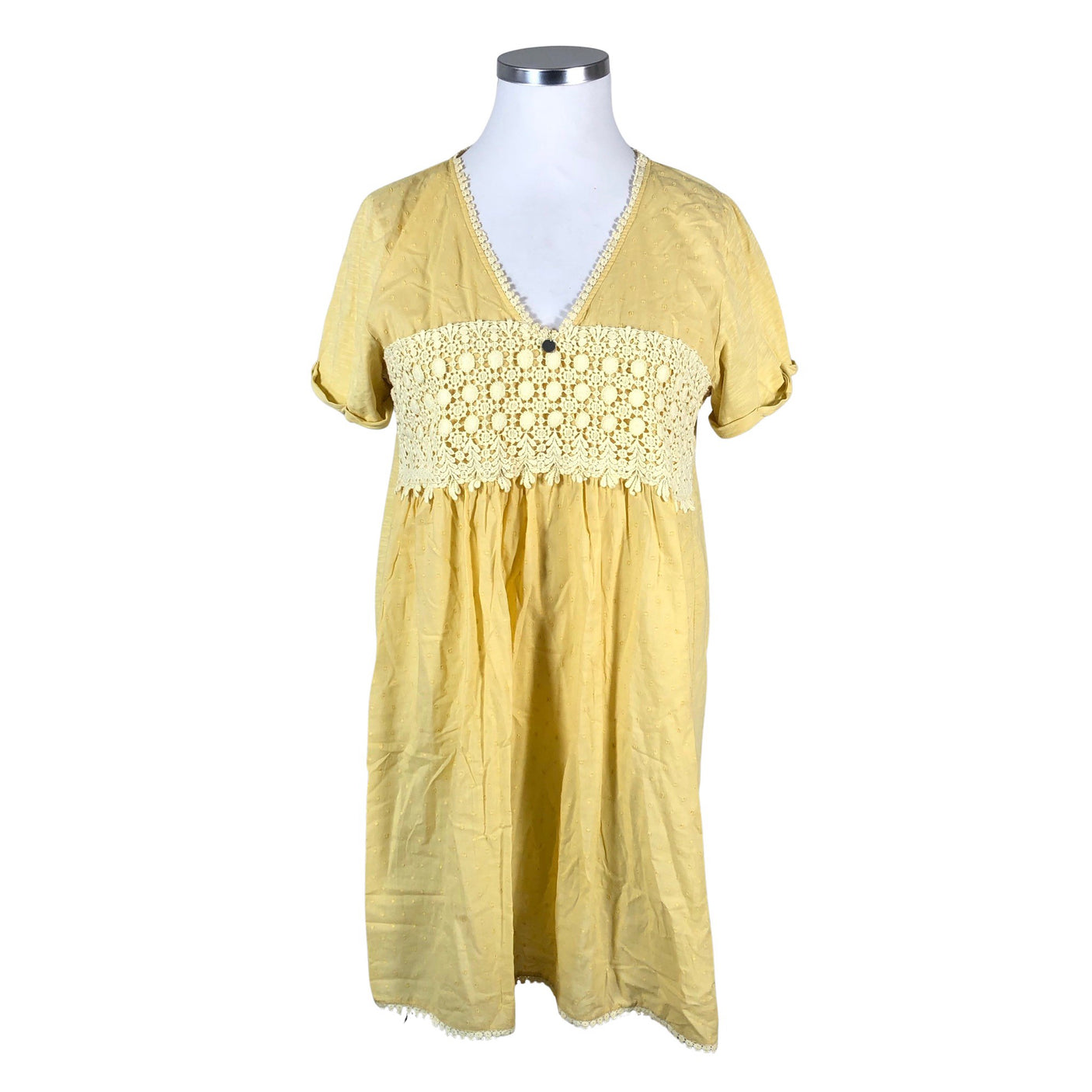 Naisten Odd Molly - Trikoomekko, koko 44 - Keltainen (1)