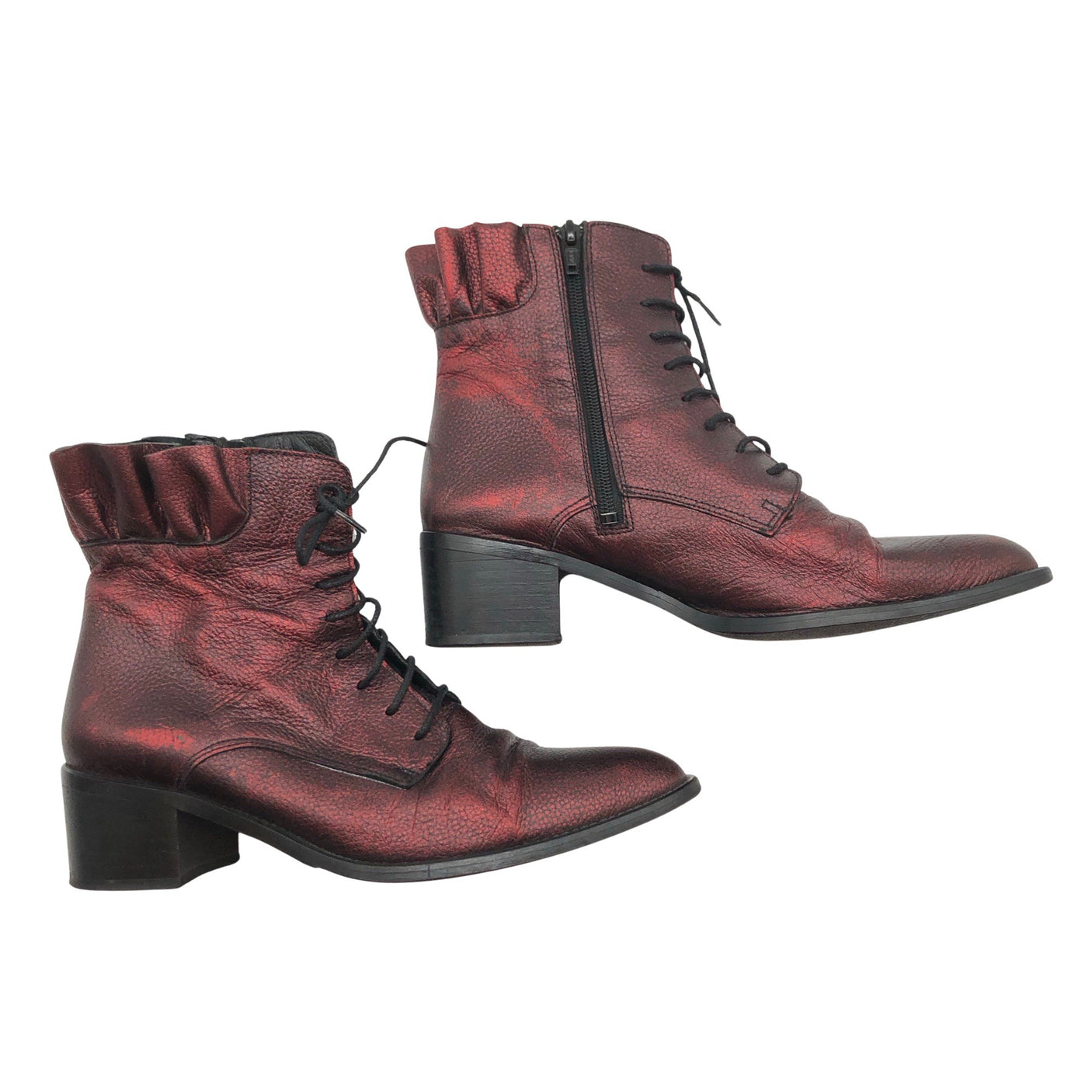 Naisten Andiamo - Nilkkurit, koko 38 - Viininpunainen (1)
