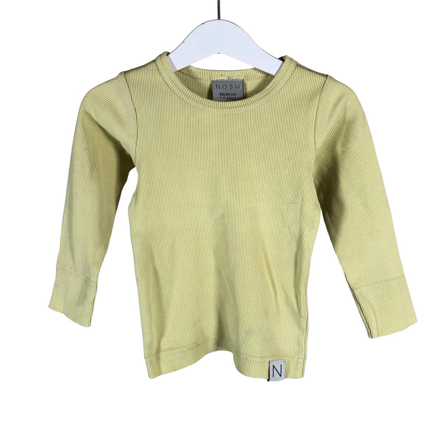 Unisex NOSH - Trikoopaita, koko 86 - 92 - Keltainen (1)