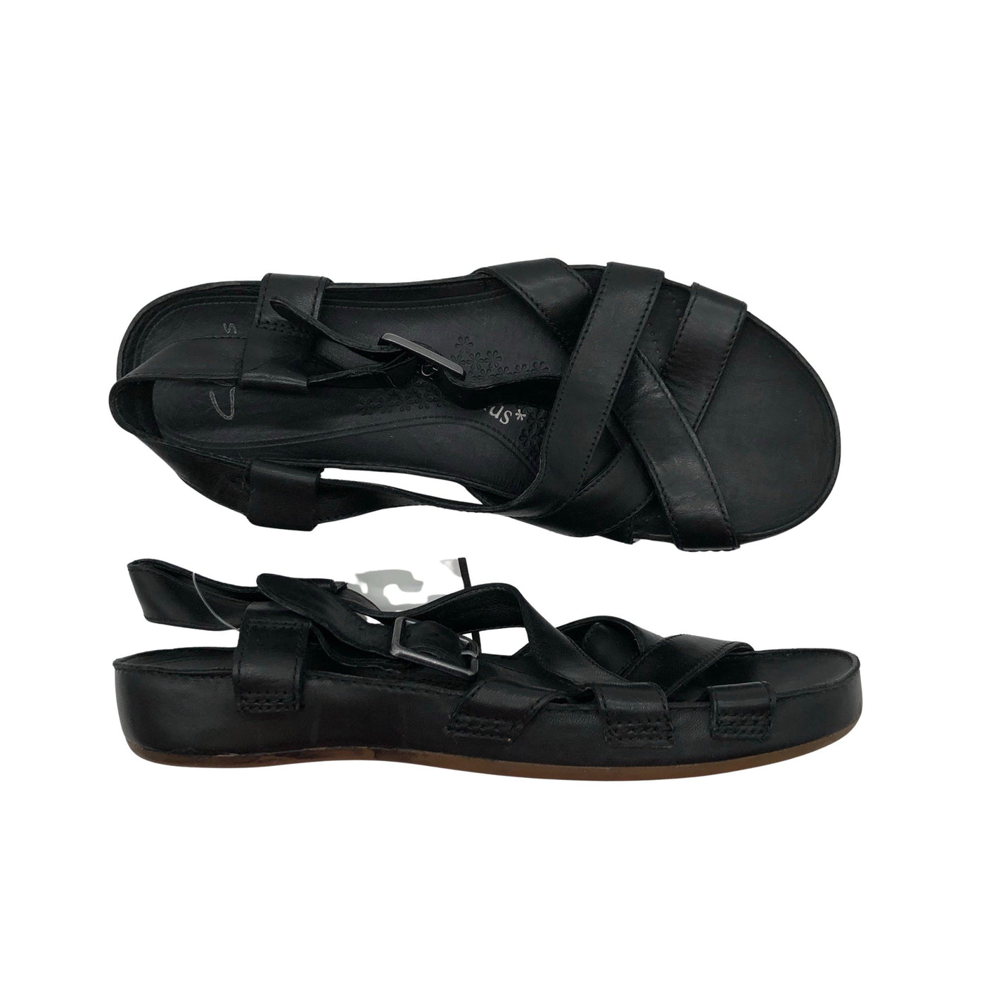 Naisten Clarks - Sandaalit, koko 36 - Musta (1)