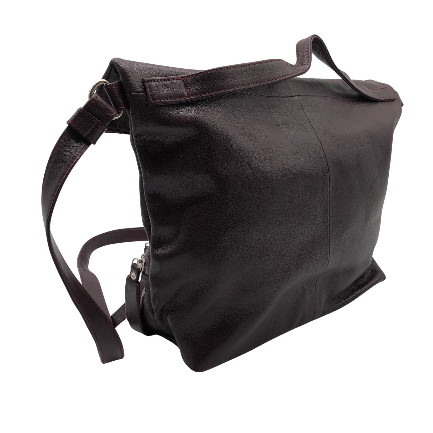 Naisten Lumi - Käsilaukku, koko Midi - Viininpunainen (3)