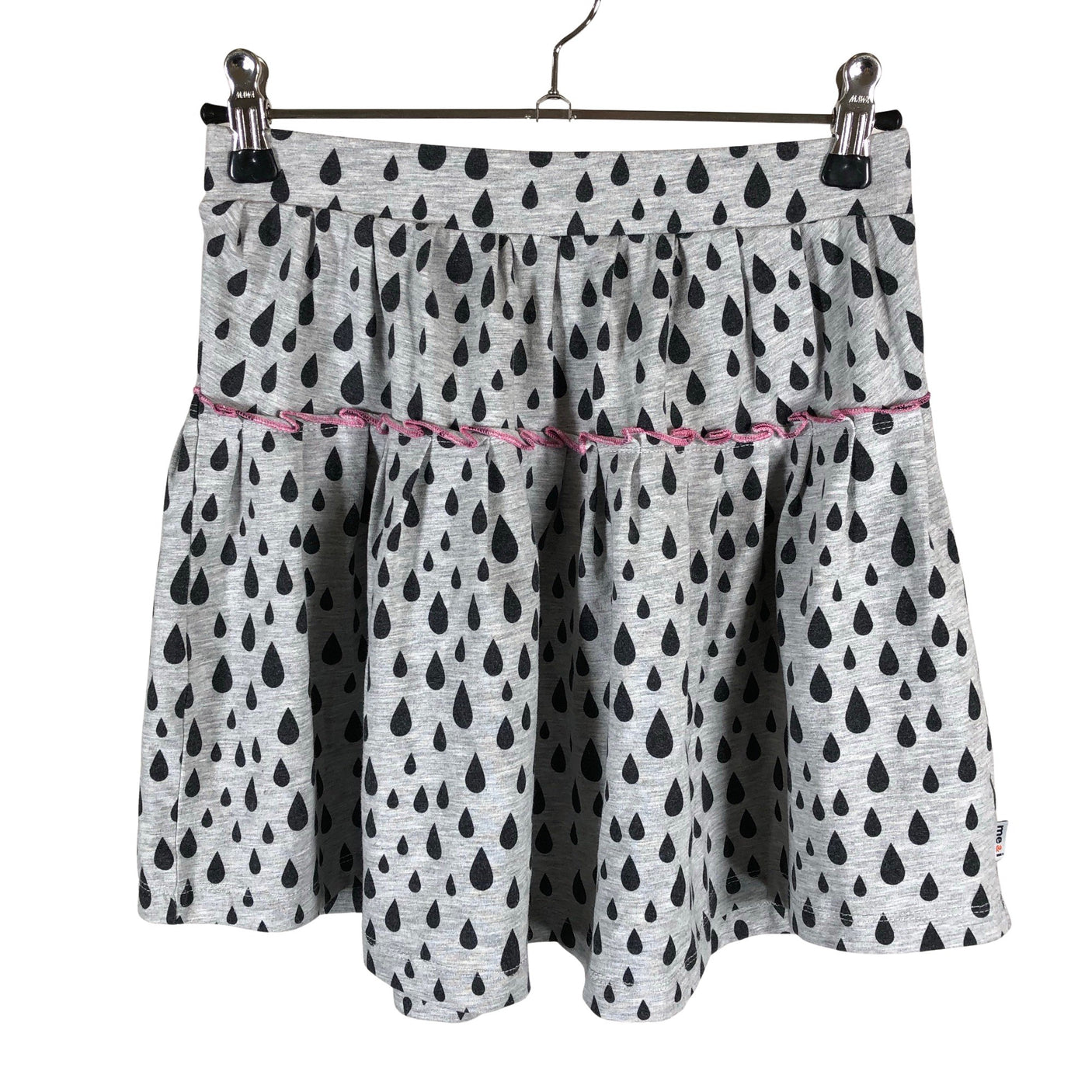 Tyttöjen me&i - Trikoohame, koko 146 - 152 - Harmaa (1)