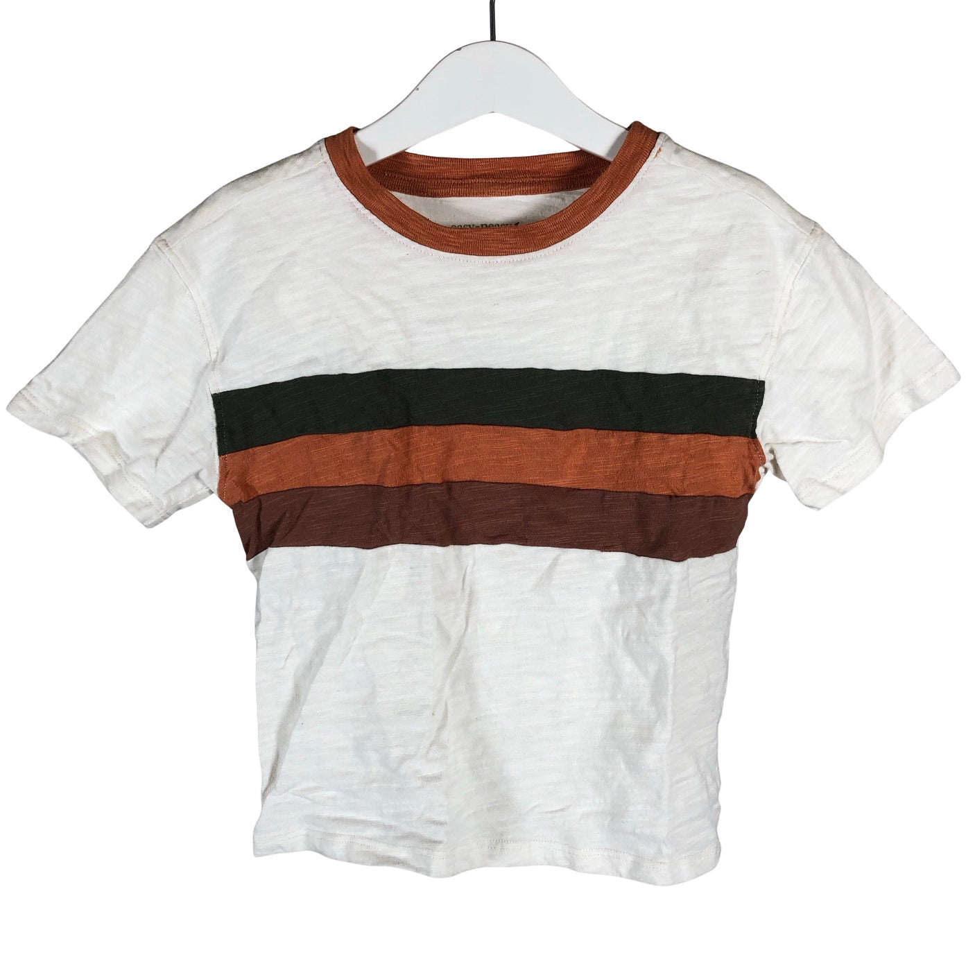 Unisex Easy Peasy - T-paita, koko 104 - 110 - Luonnonvalkoinen (1)