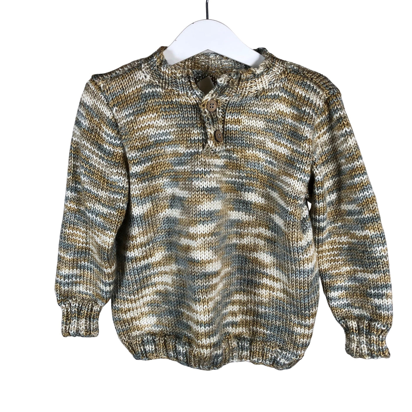 Unisex Handmade - Neulepaita, koko 104 - 110 - Beige (1)