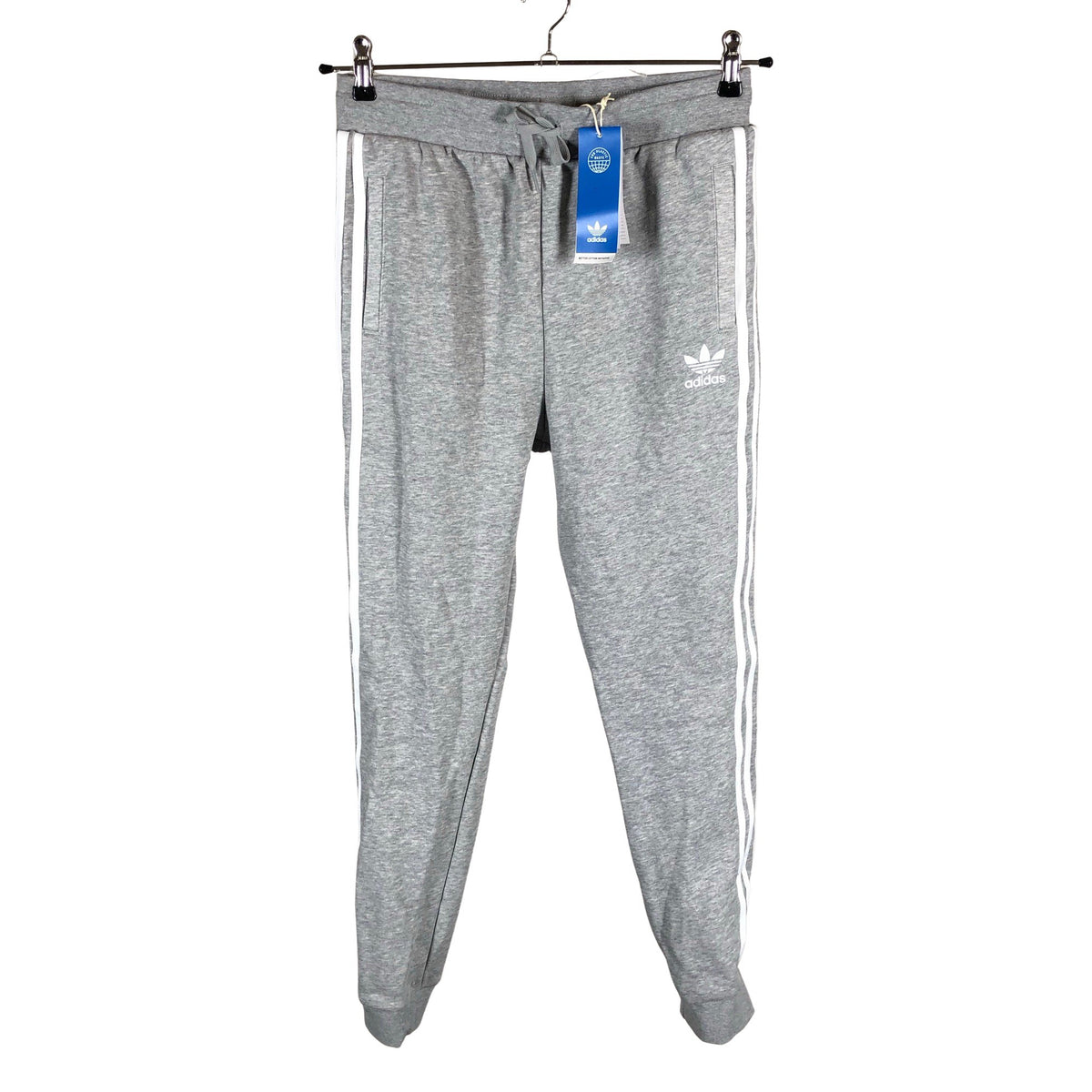 Unisex Adidas - Collegehousut, koko 158 - 164 - Harmaa (1)