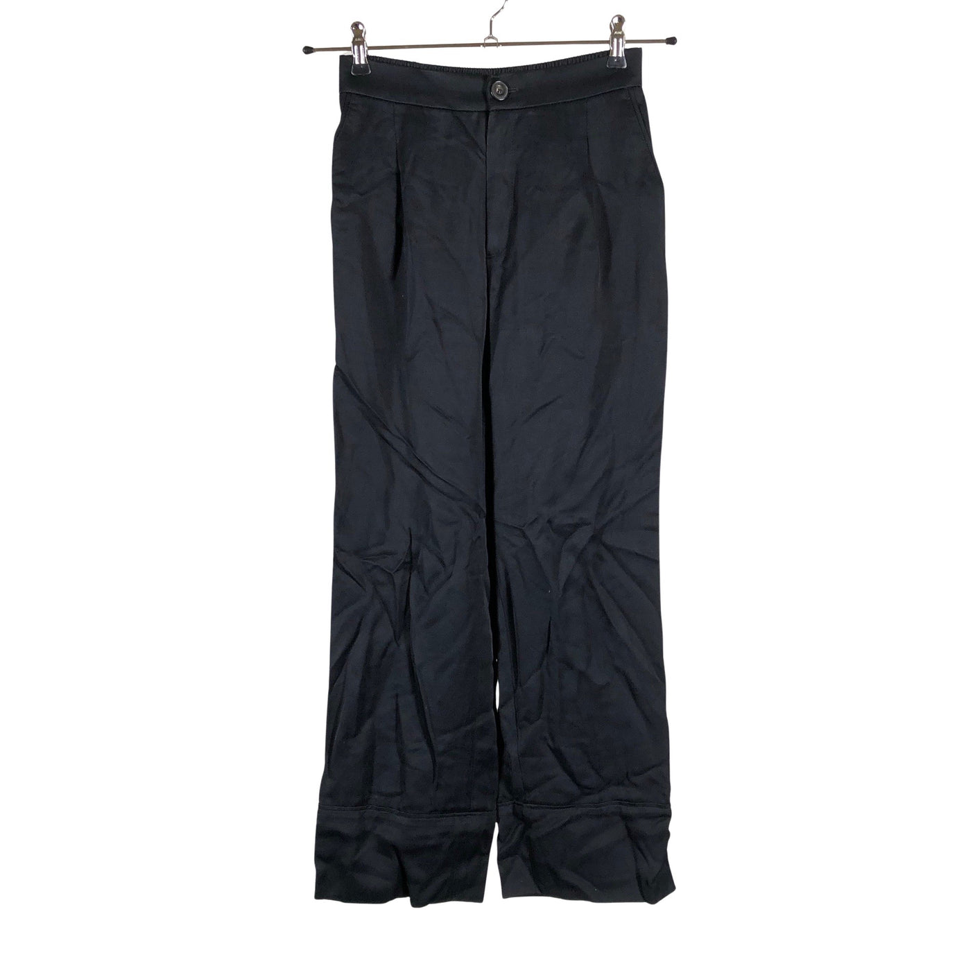 Naisten Massimo Dutti - Suorat housut, koko 36 - Musta (1)