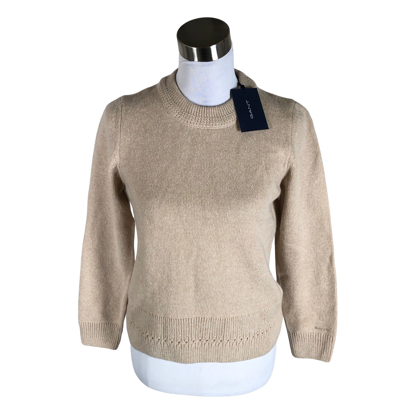 Naisten Gant - Neulepaita, koko 34 - Beige (1)