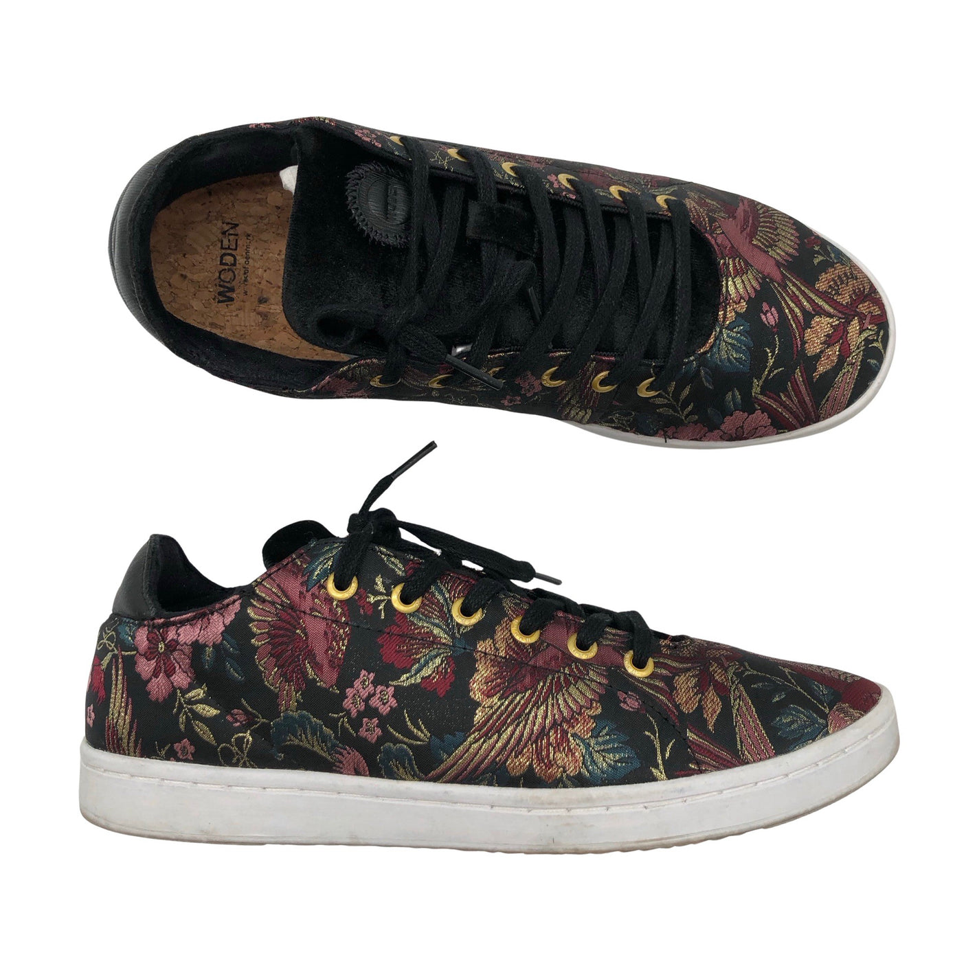 Naisten Woden - Tennarit, koko 38 - Musta (1)