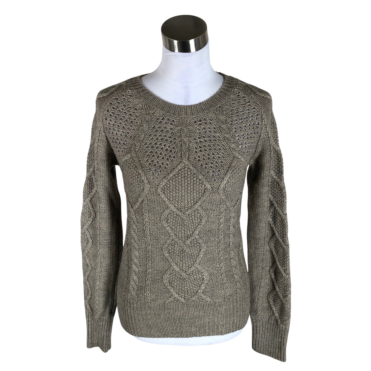 Naisten Stefanel - Neulepaita, koko 38 - Harmaa (1)