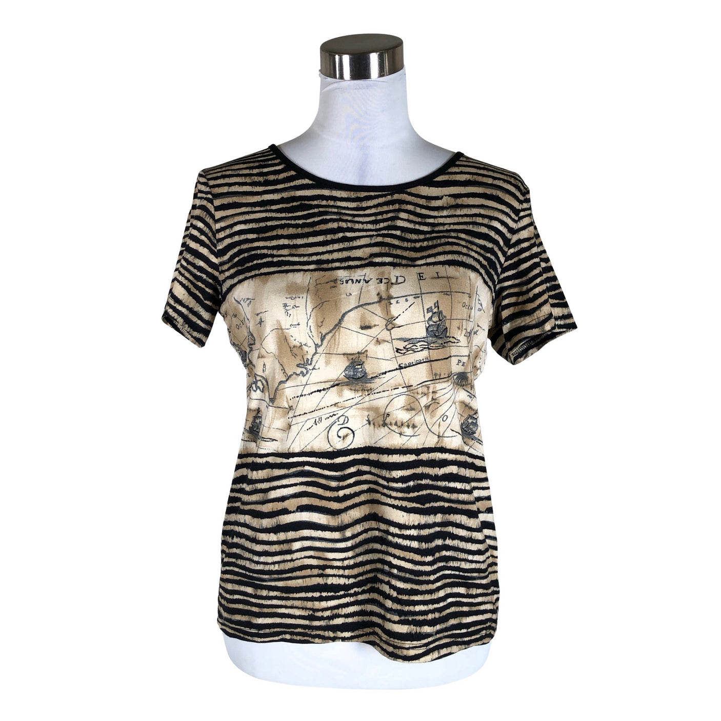 Naisten Tommy Hilfiger - T-paita, koko 38 - Ruskea (1)