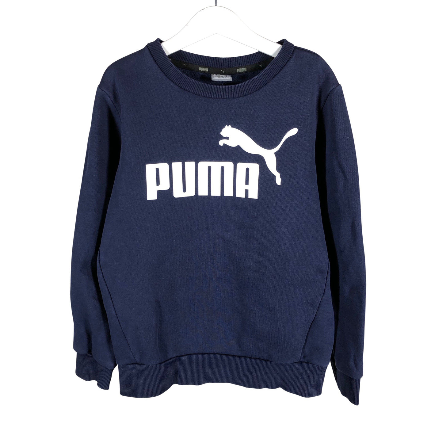 Poikien Puma - Collegepaita, koko 134 - 140 - Sininen (1)