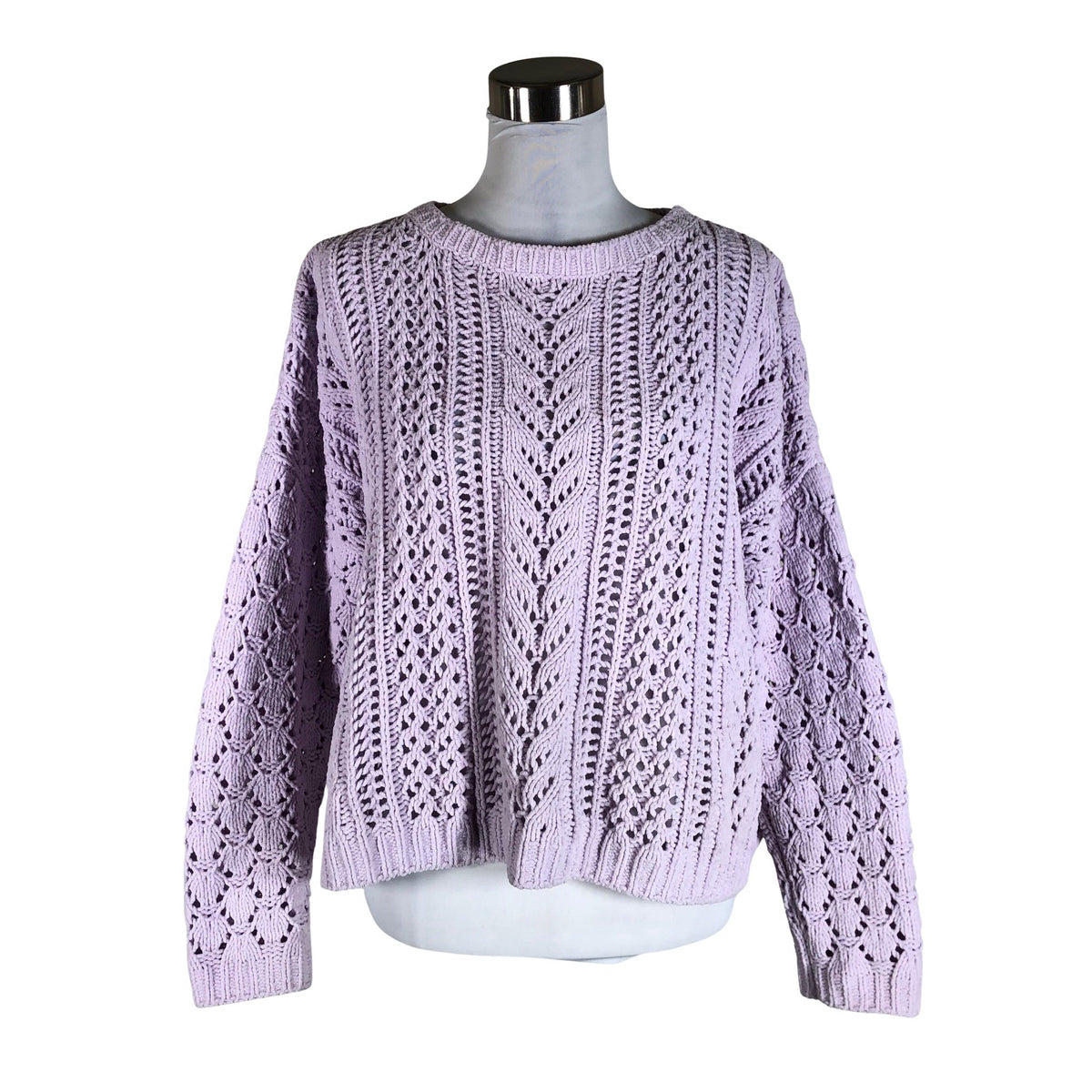Naisten Halogen - Neulepaita, koko 38 - Violetti (1)