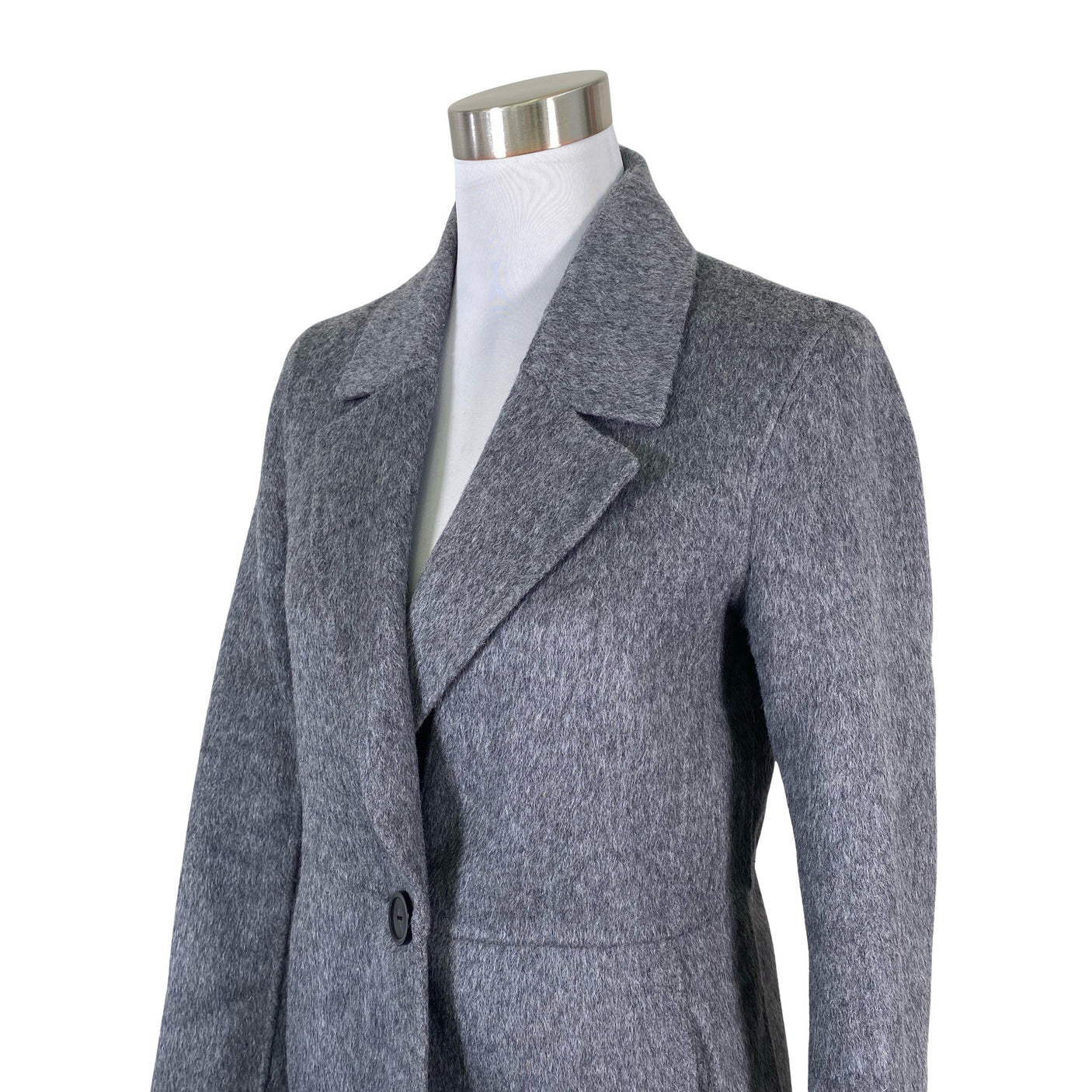 Naisten Massimo Dutti - Villakangastakki, koko 34 - Harmaa (3)