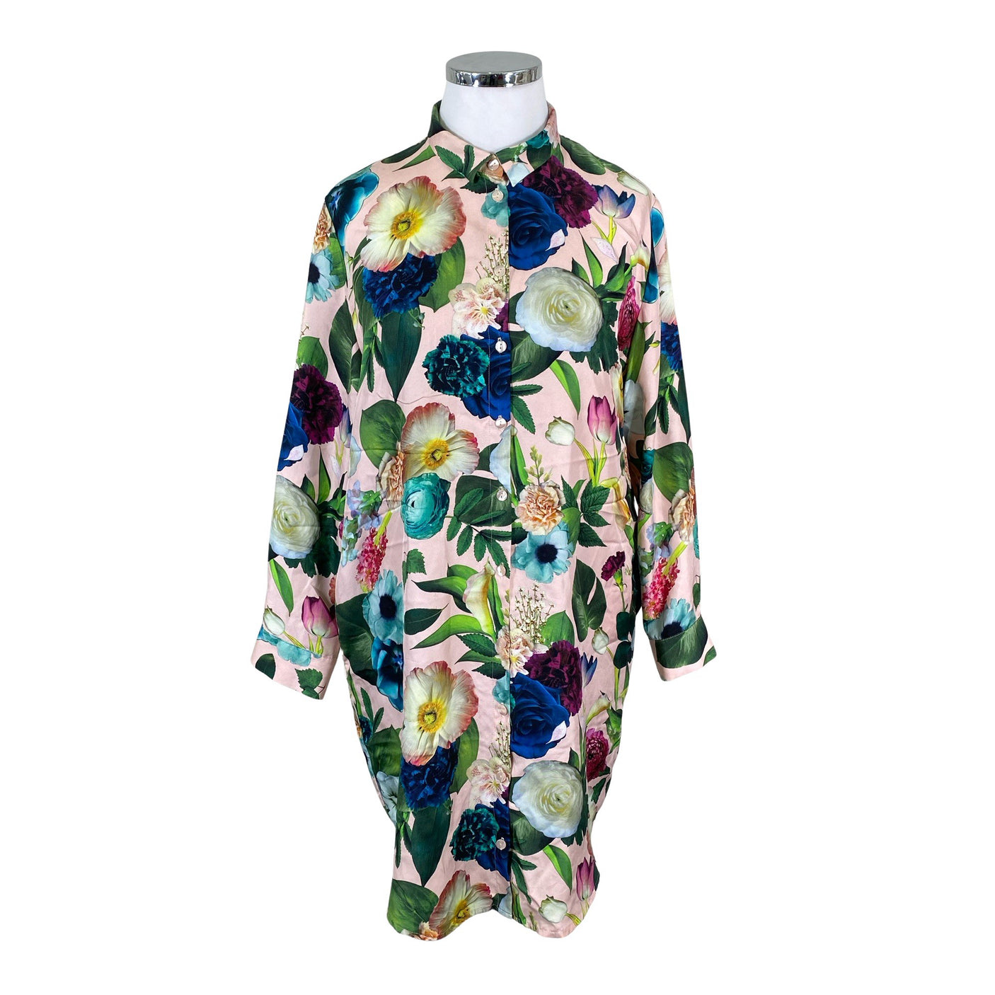 Naisten Uhana Design - Sifonkimekko, koko 44 - Vaaleanpunainen (1)