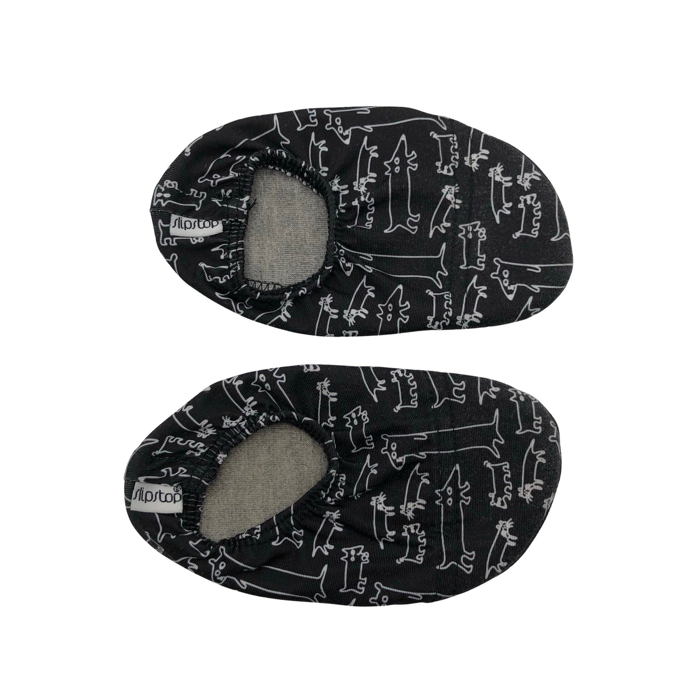 Unisex Slipstop - Sisätossut, koko 22 - Musta (1)