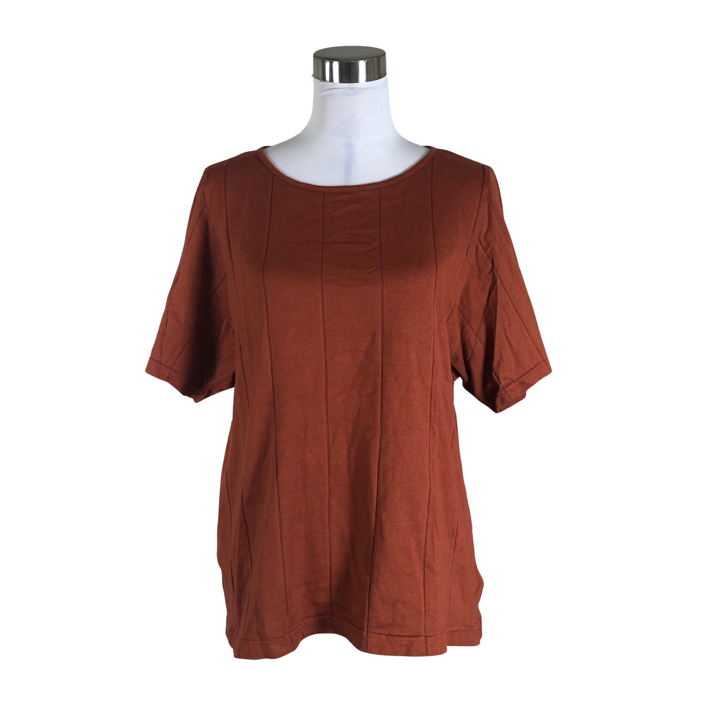 Naisten Puuvillatehdas - T-paita, koko 40 - Ruskea (1)