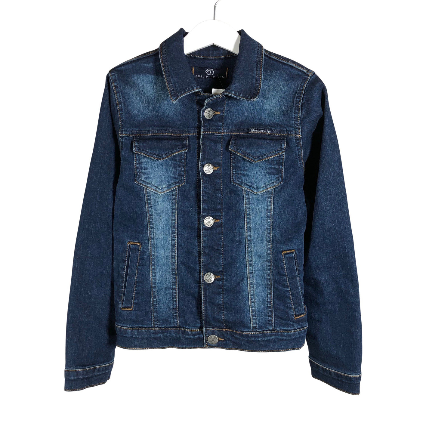 Unisex Philipp Plein - Farkkutakki, koko 110 - 116 - Sininen (1)