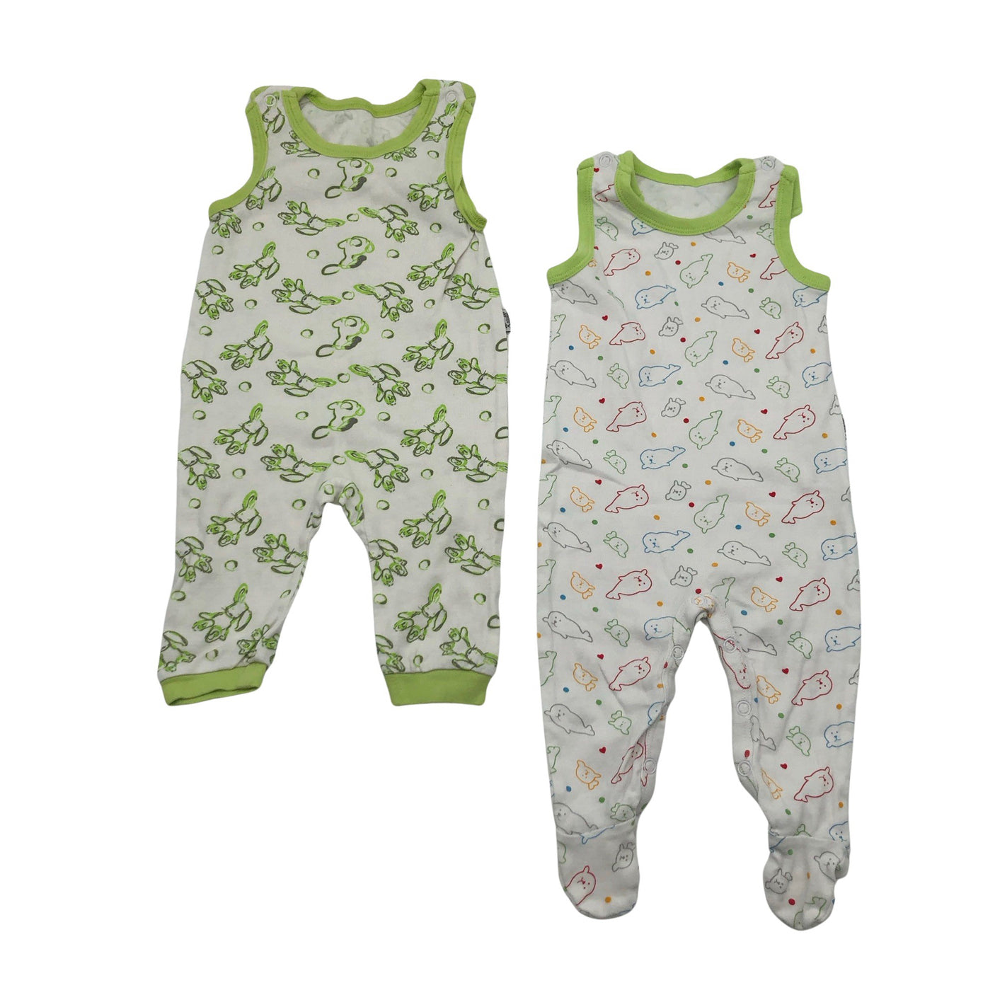 Unisex Kuutti - Haalari, koko 62 - 68 - Valkoinen (1)