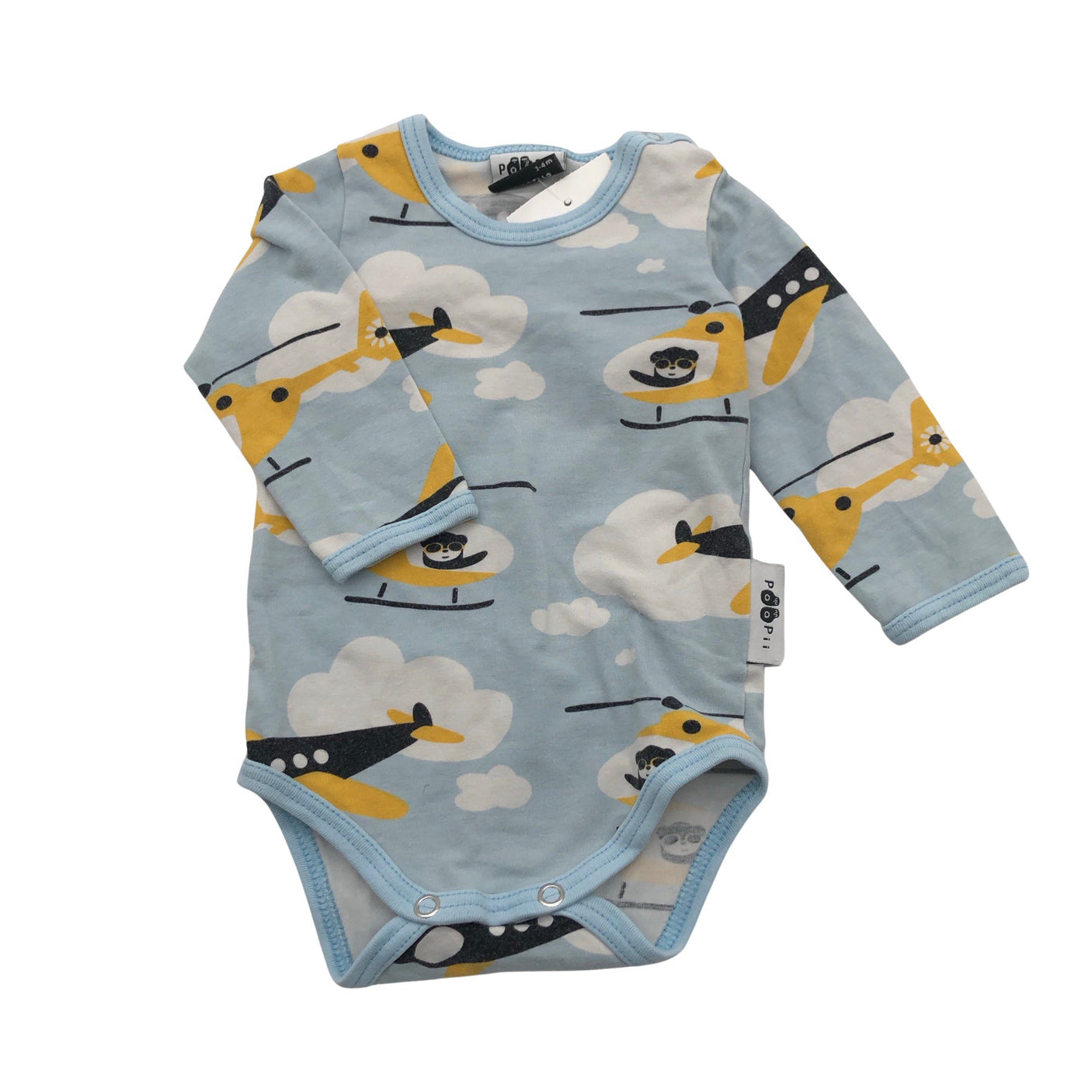 Unisex PaaPii - Body, koko 56 - 62 - Vaaleansininen (1)