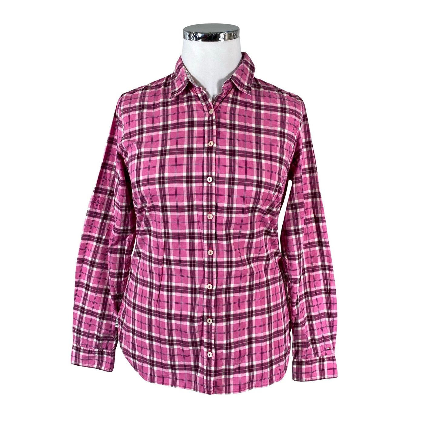 Naisten Tommy Hilfiger - Kauluspaita, koko 42 - Pinkki (1)