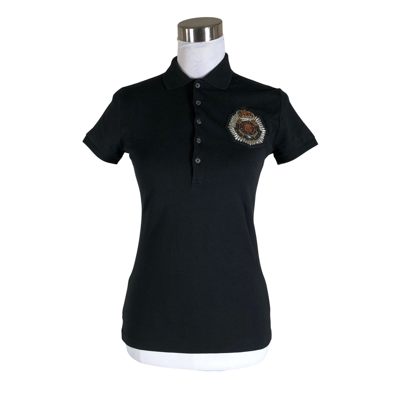 Naisten Polo Ralph Lauren - Pikeepaita, koko 34 - Musta (1)