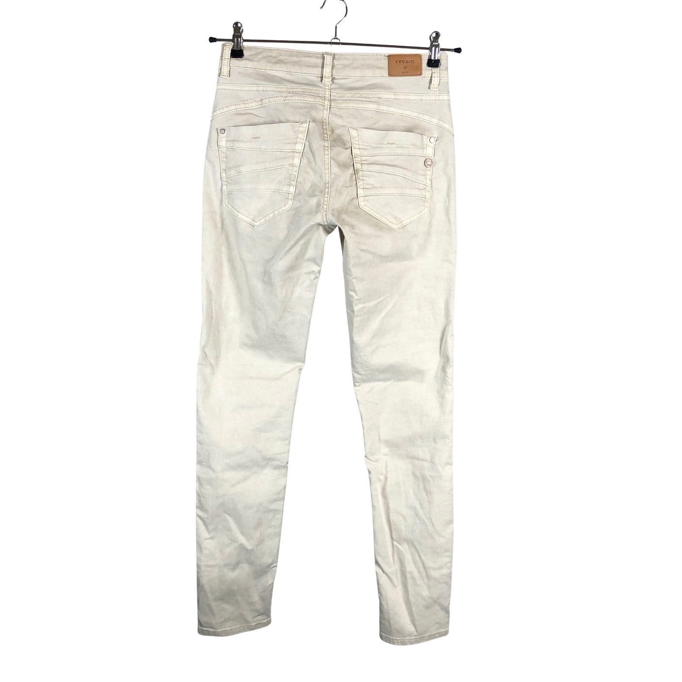 Naisten Cream - Farkut, koko W26 - Beige (2)