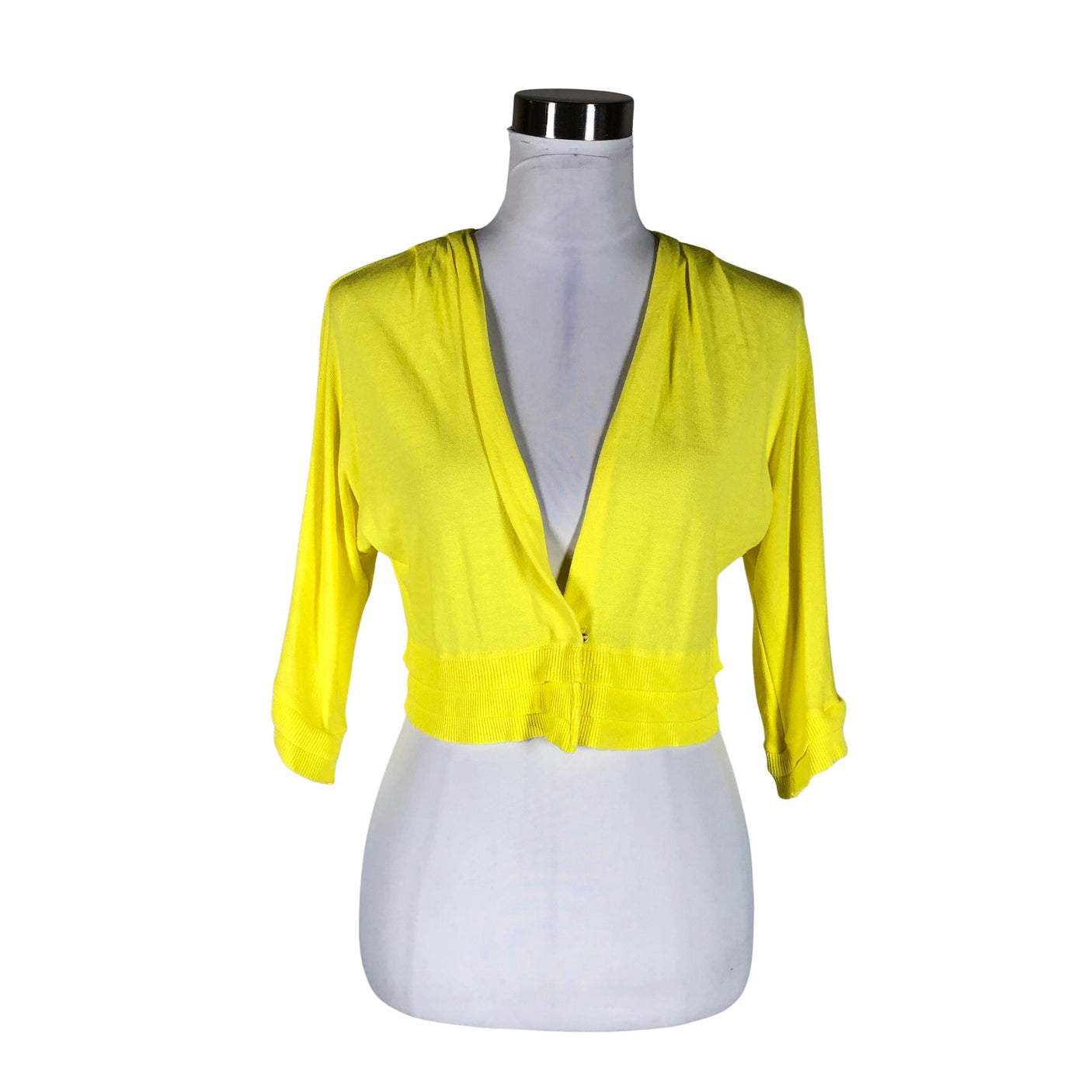 Naisten Diversa - Neuletakki, koko 38 - Keltainen (1)